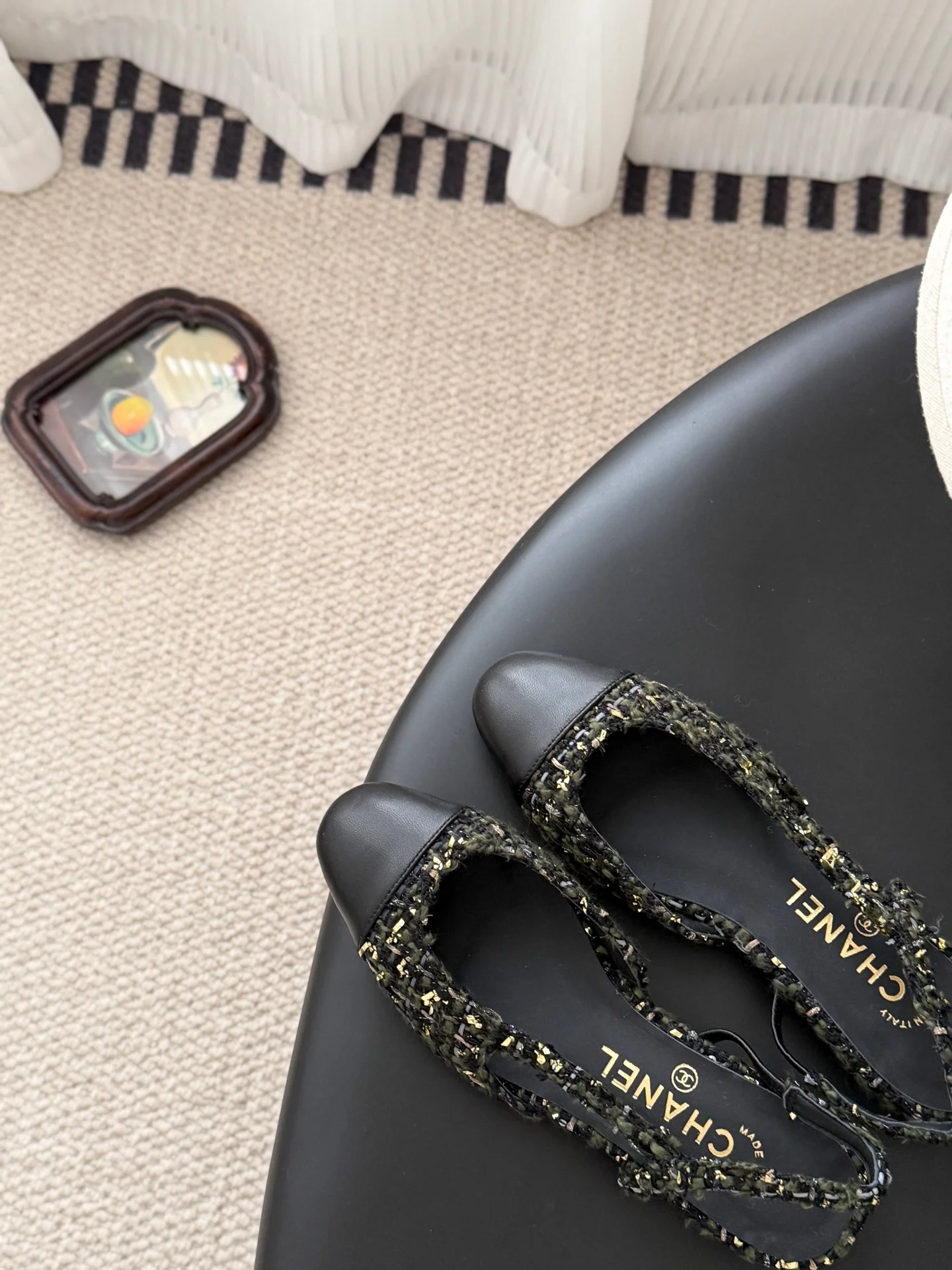 Chan 25fw slingback sandals