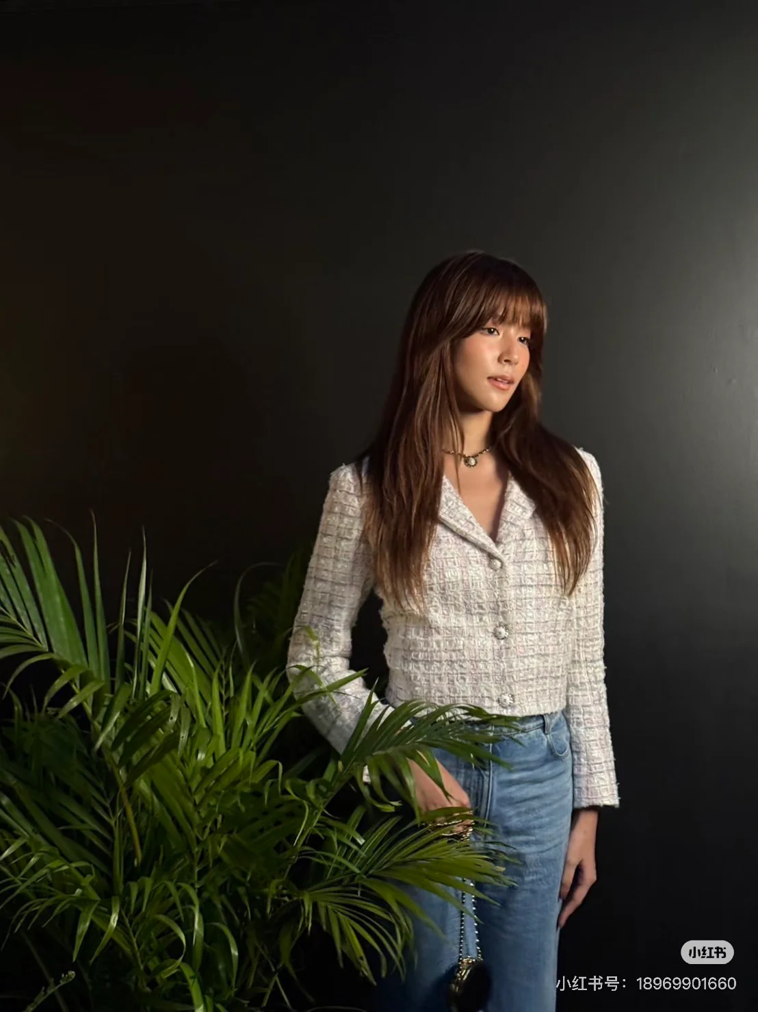 Chan 26ss tweed jacket