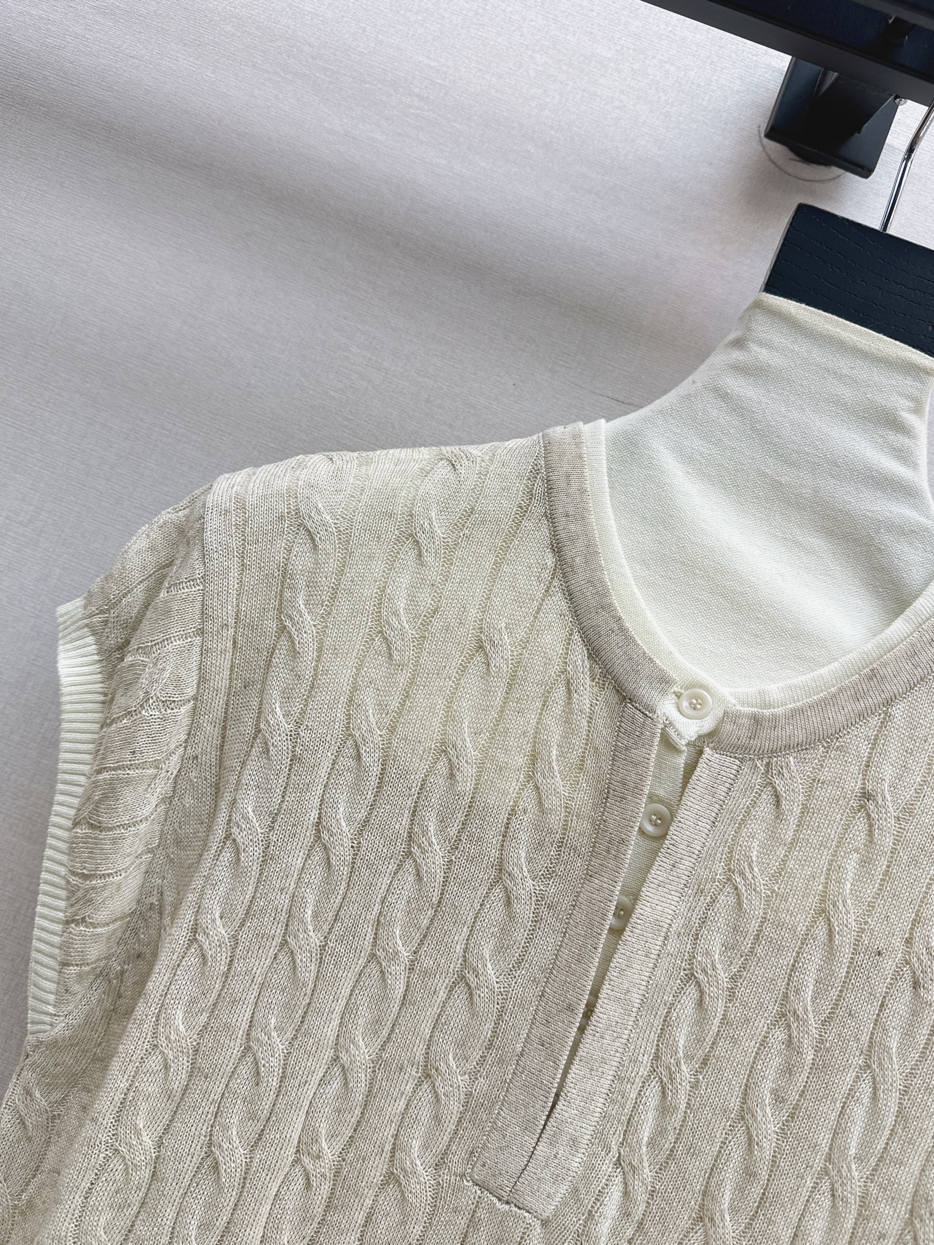 Ralp 26ss sleeveless knitwear