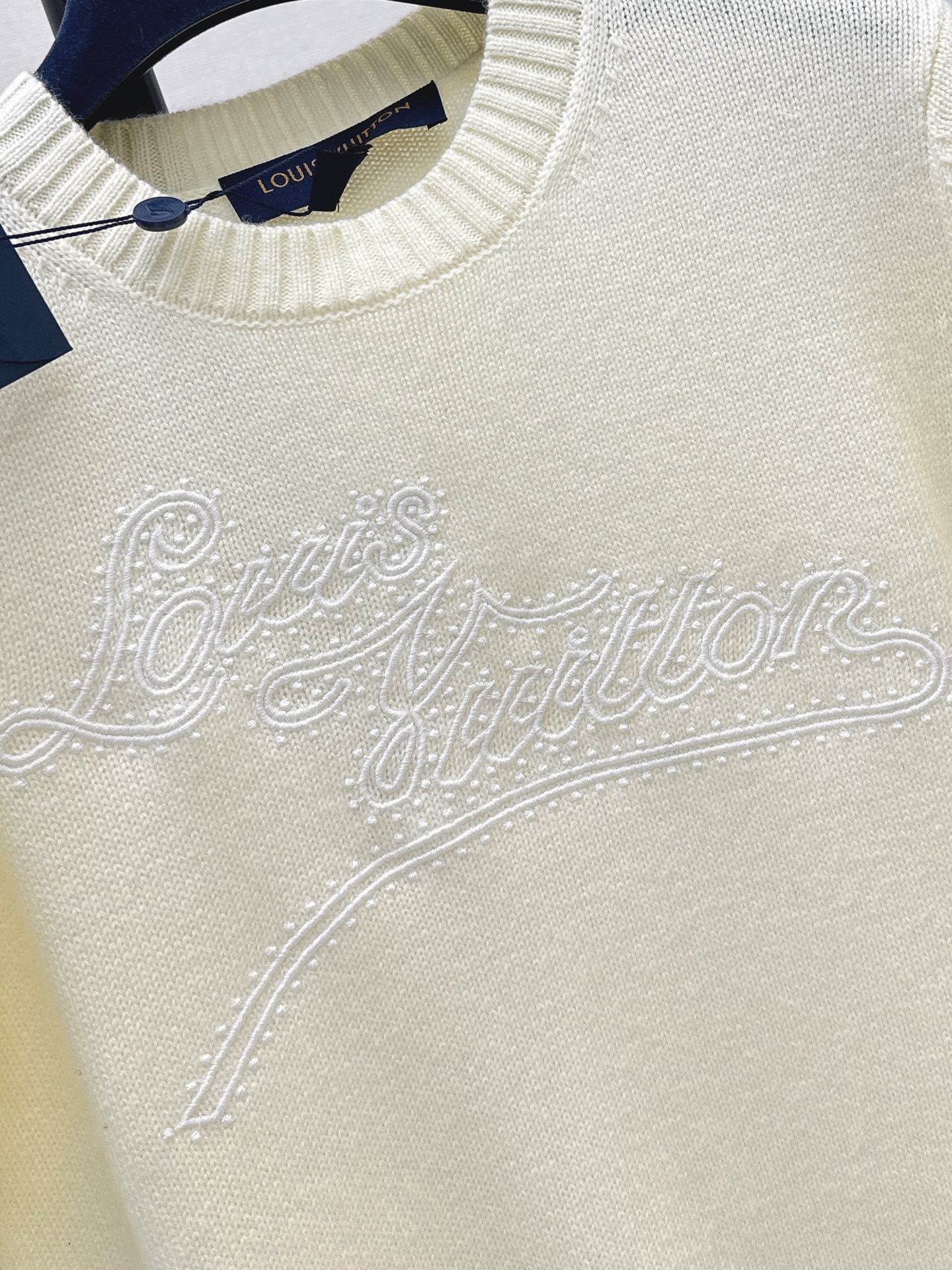 Loui 26ss embroidery knit sweater
