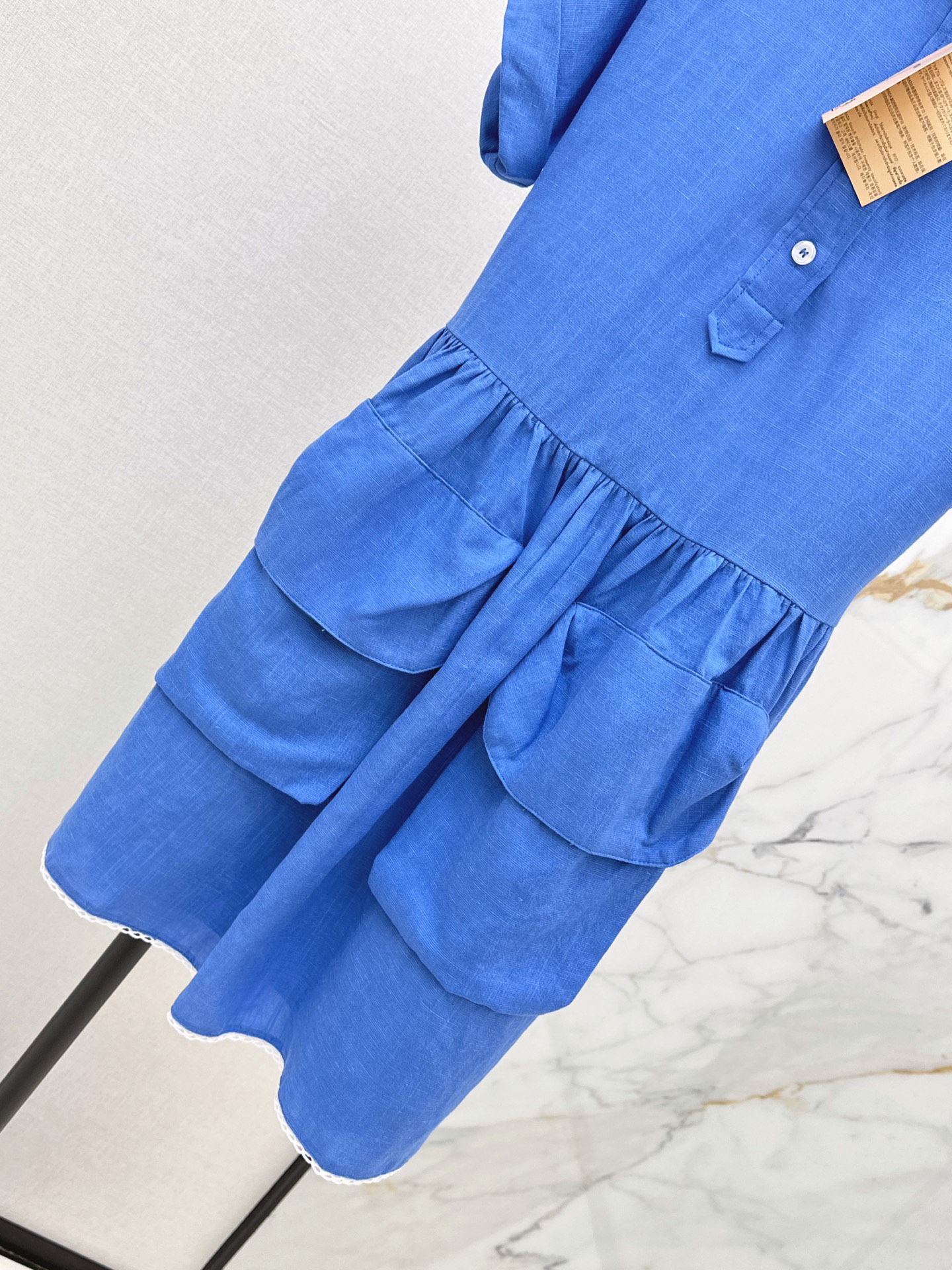 Miu 26ss cargo pocket shirt dress