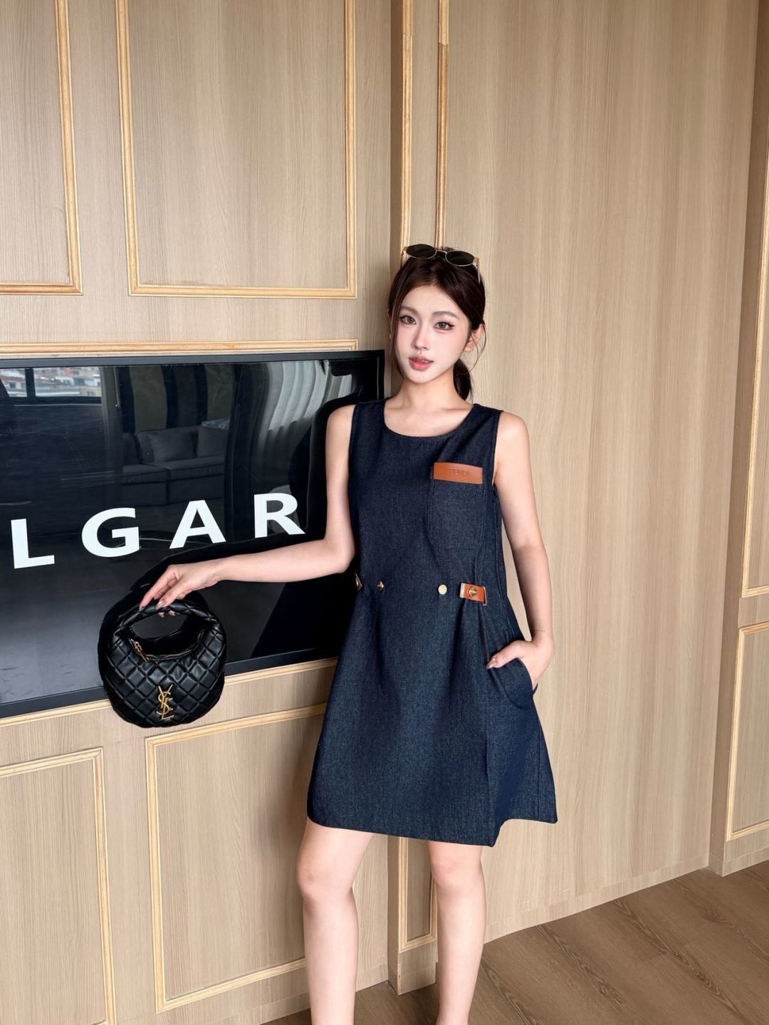 Fen 26ss sleevelesss dress