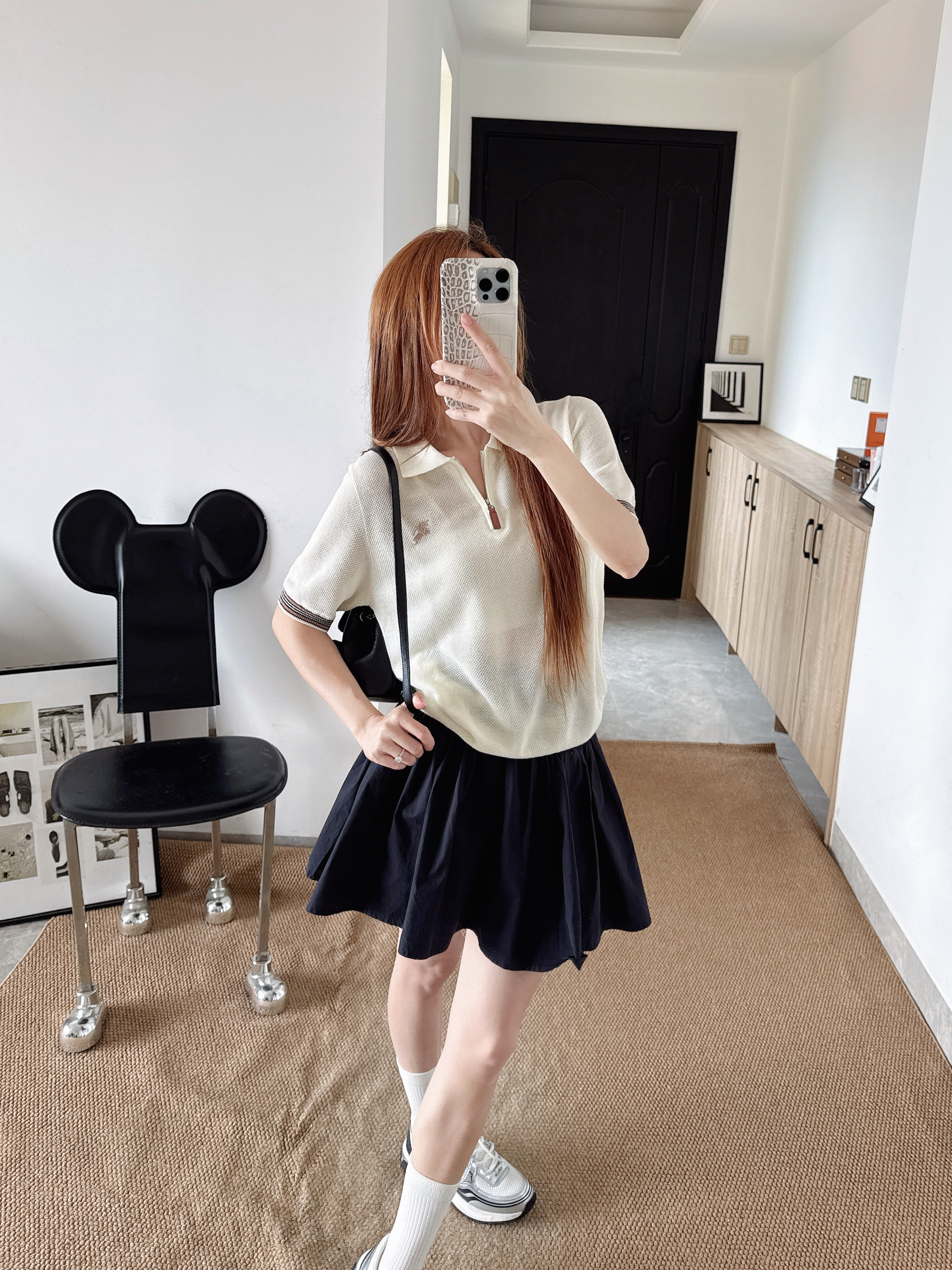 Bur 26ss embroidery knitwear