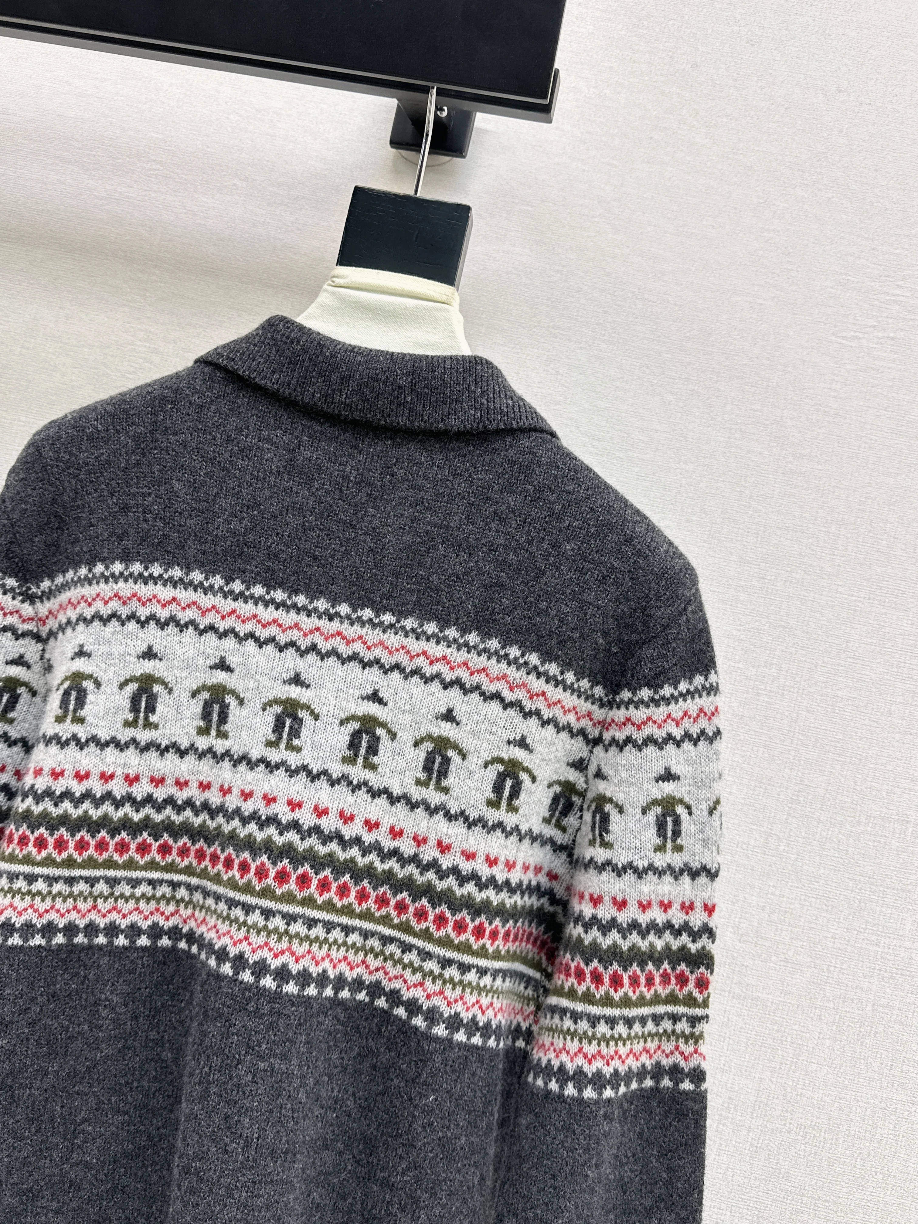 Chan 26ss fair isle sweater