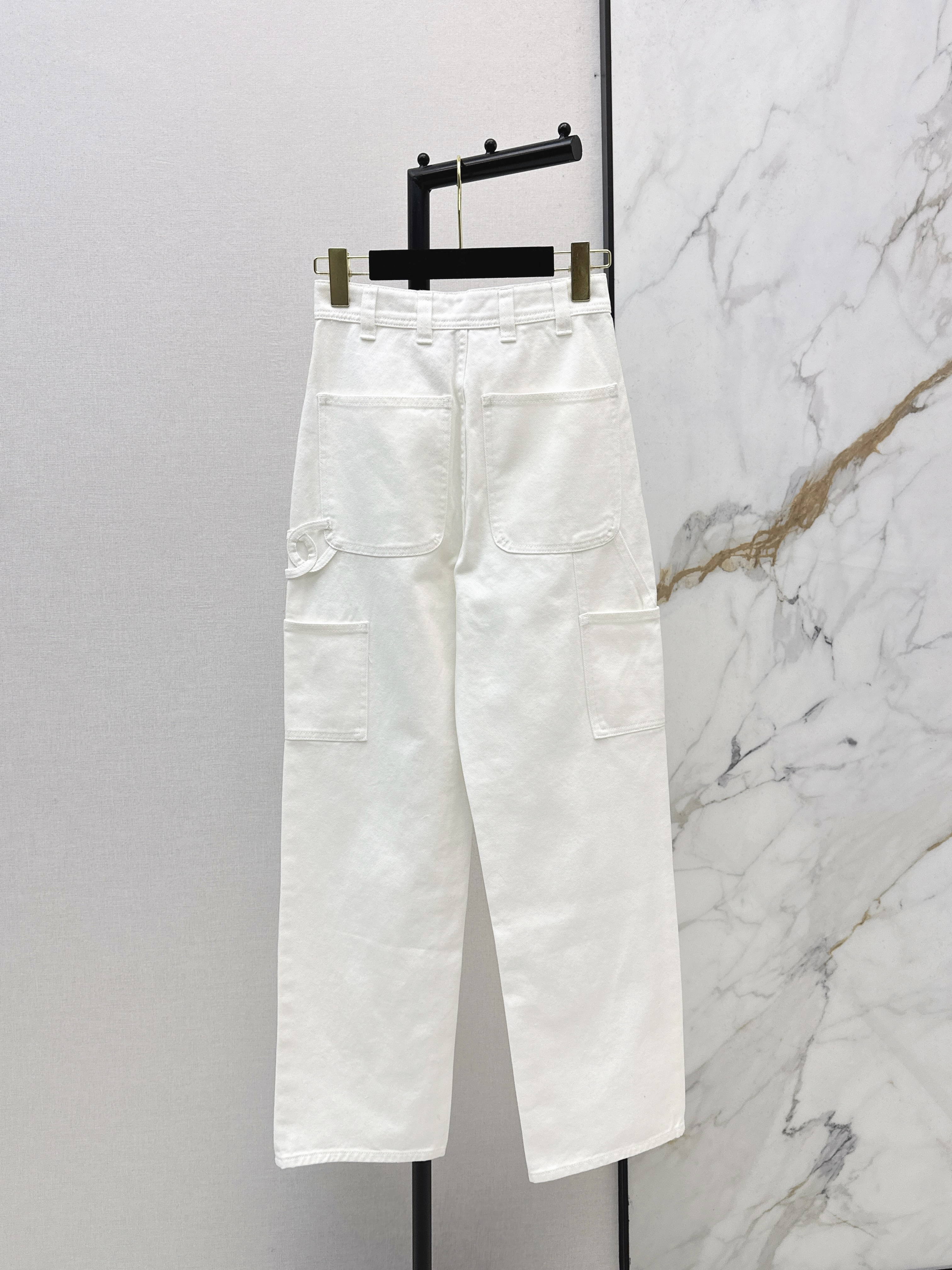 Chan 26ss wige-leg jeans
