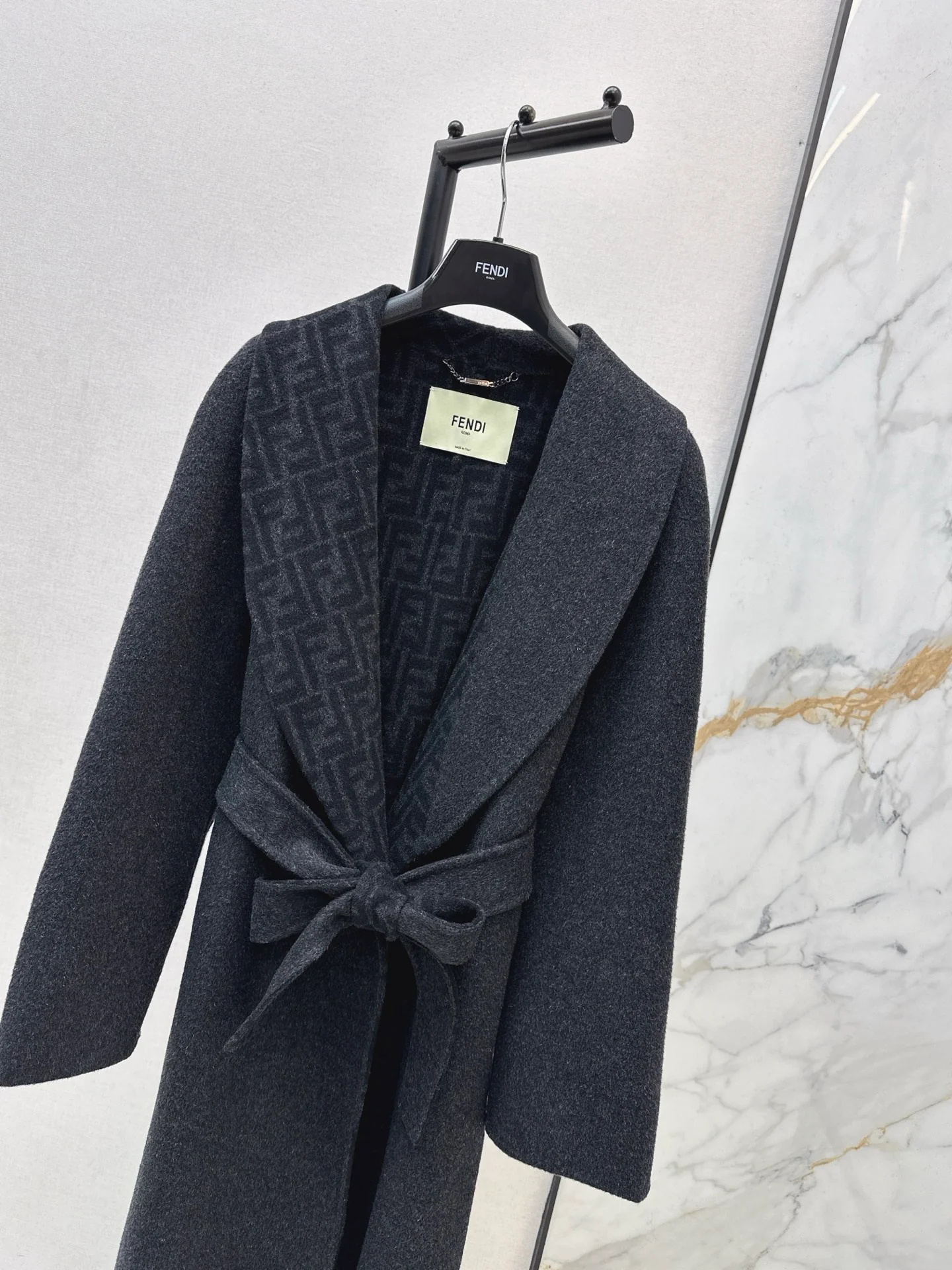 Fend 25fw woolen overcoats