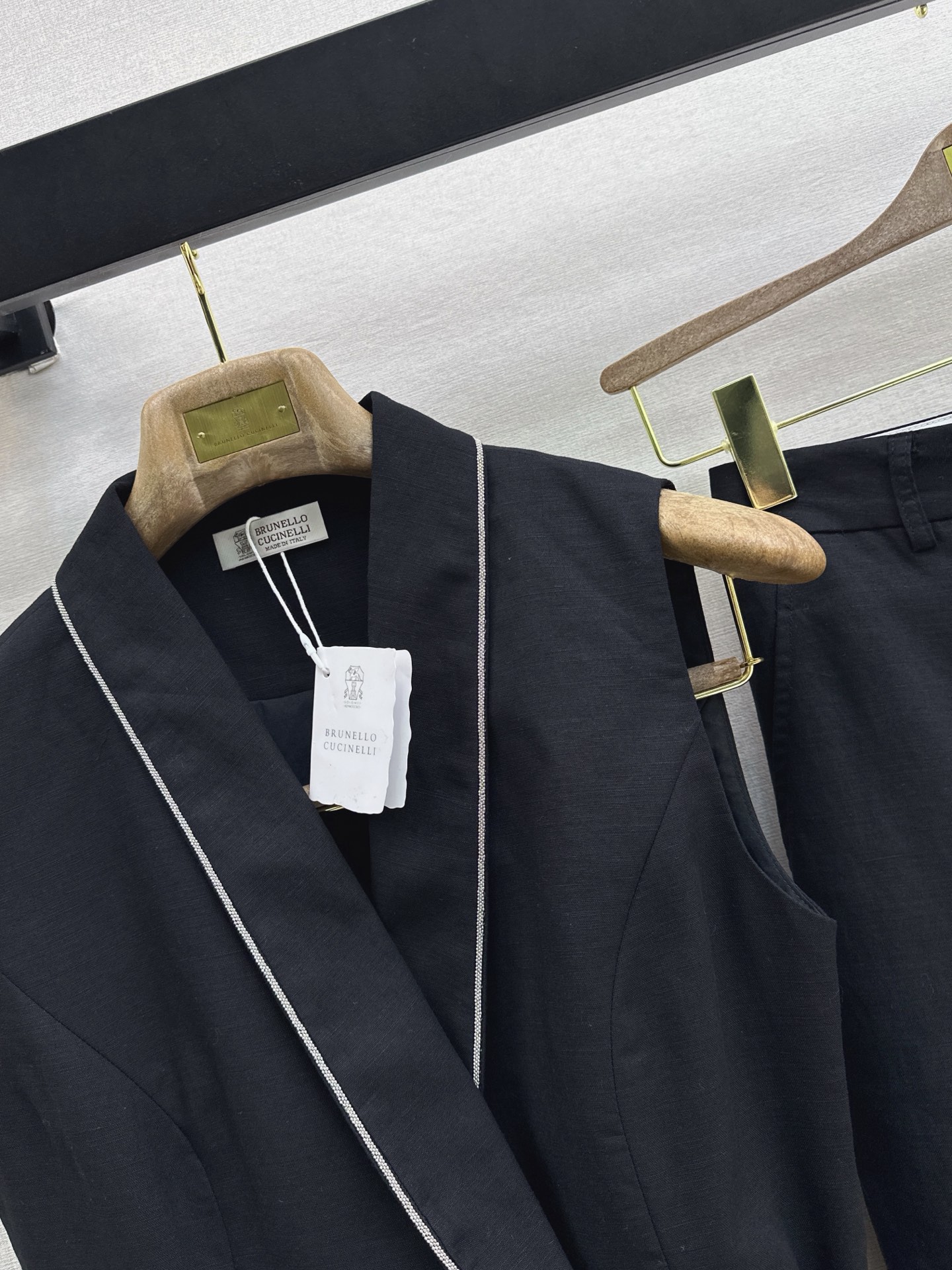Brun 26ss waistcoat suit pants sets