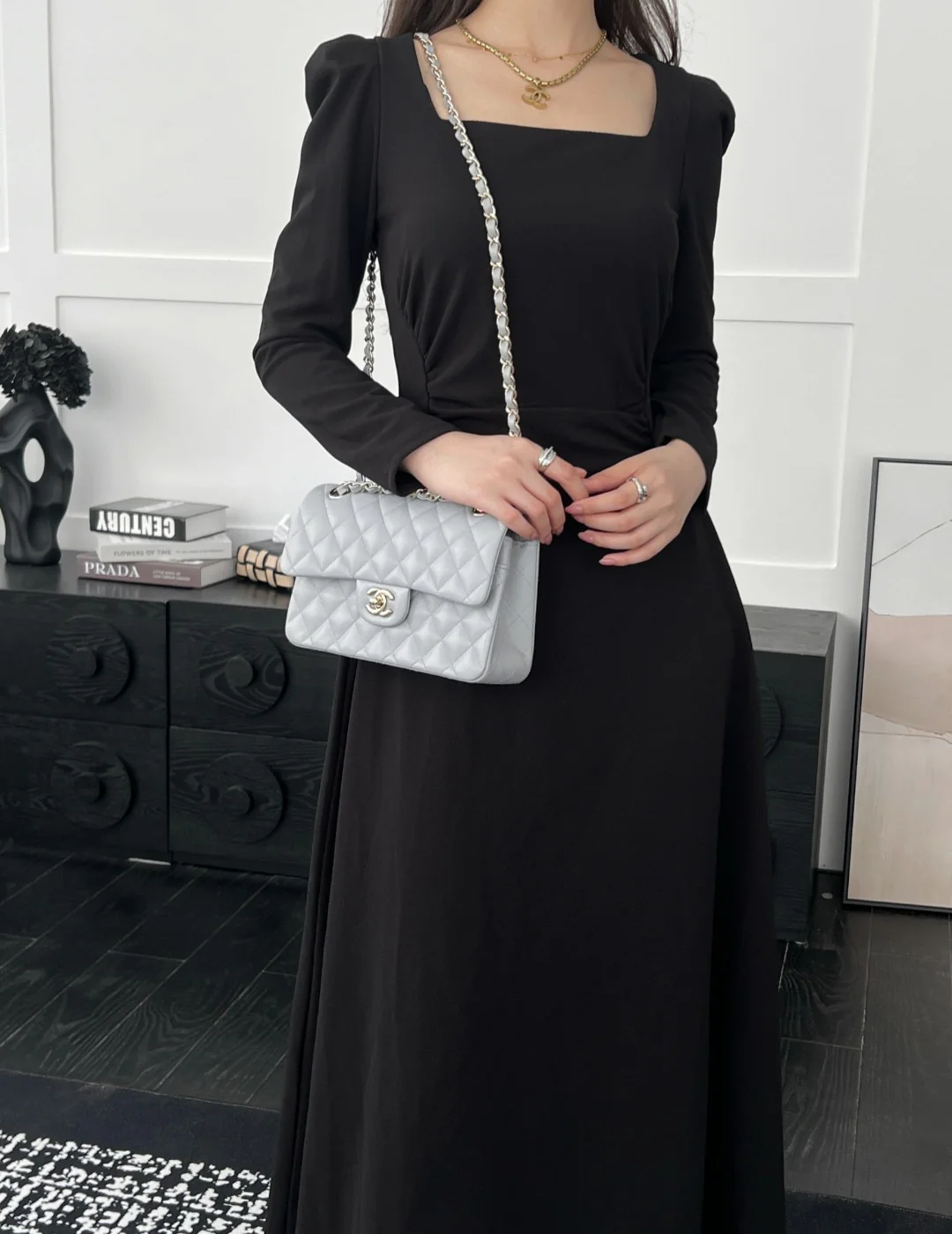 Chan cf23 chain shoulder bag