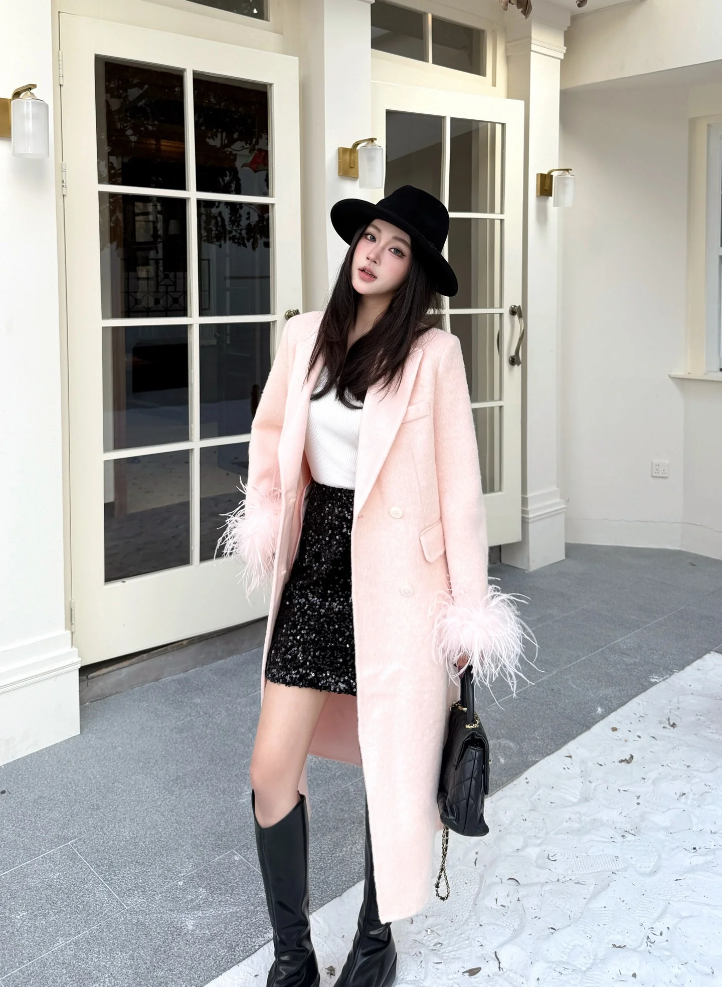 Miu 26ss woolen overcoats