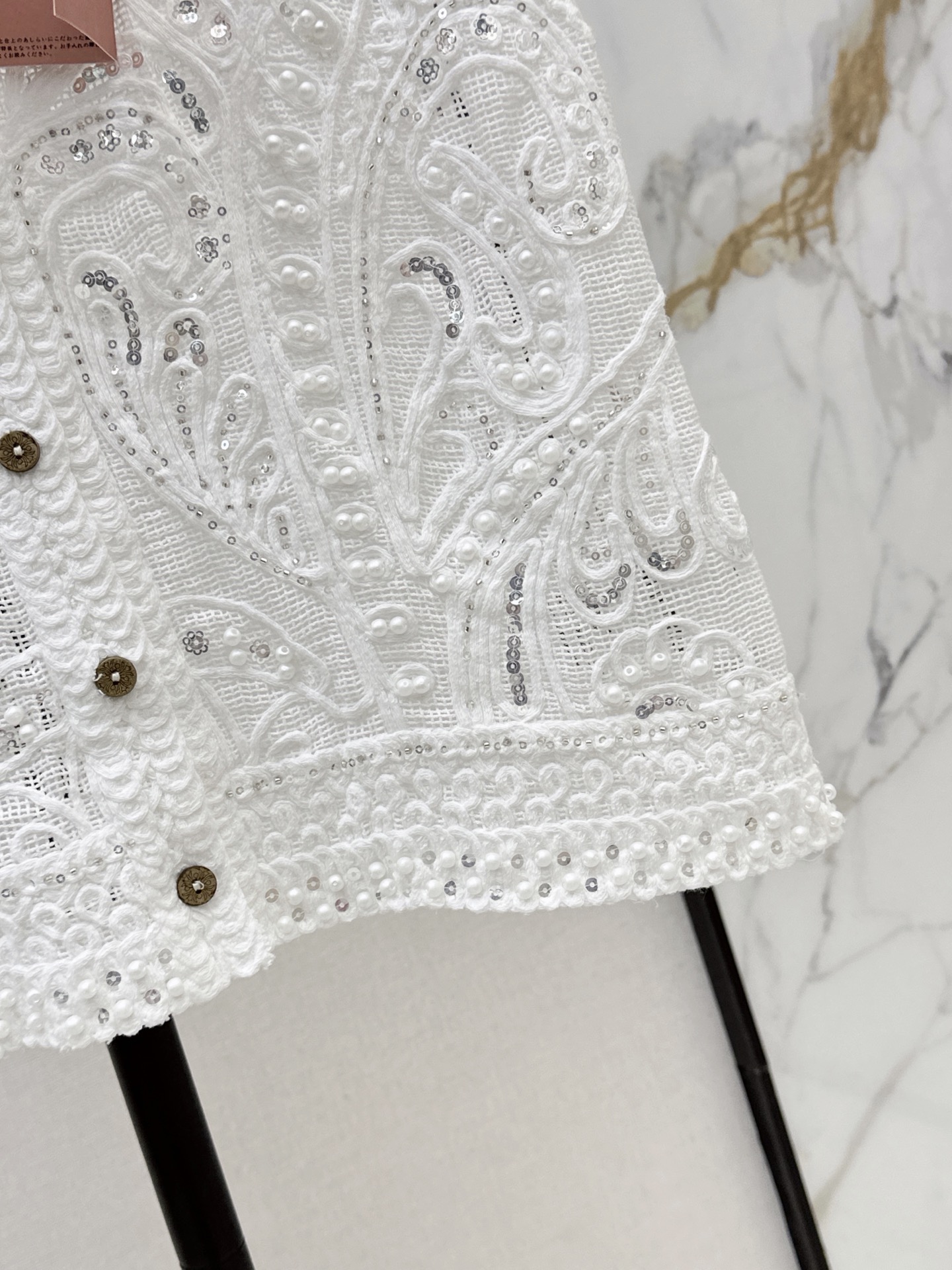 Miu 26ss crochet vest
