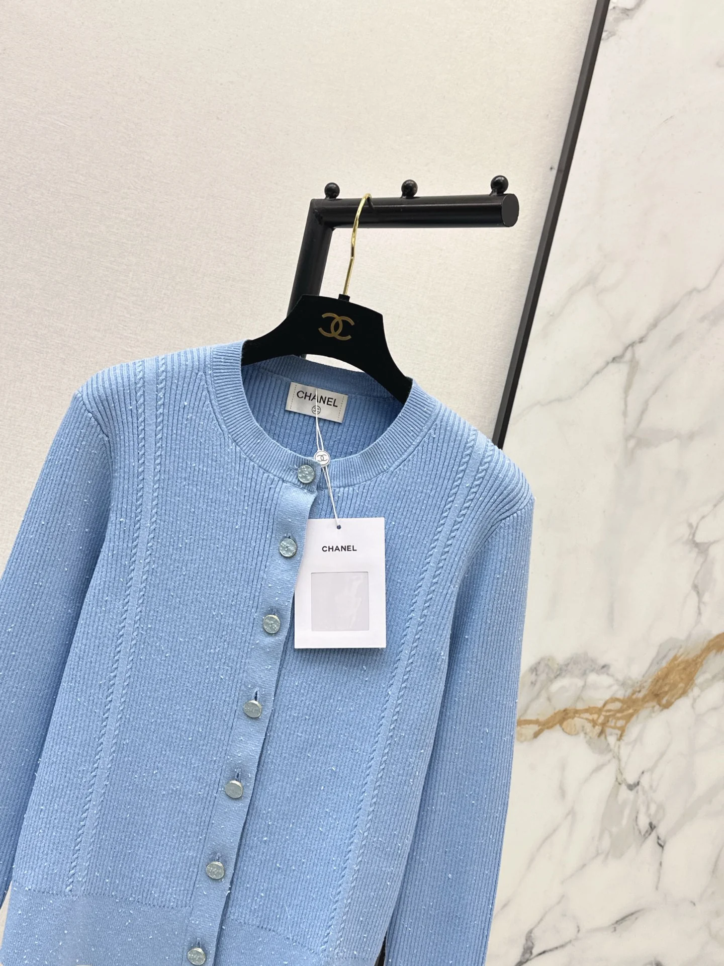 Chan 25fw jacquard knit cardigan