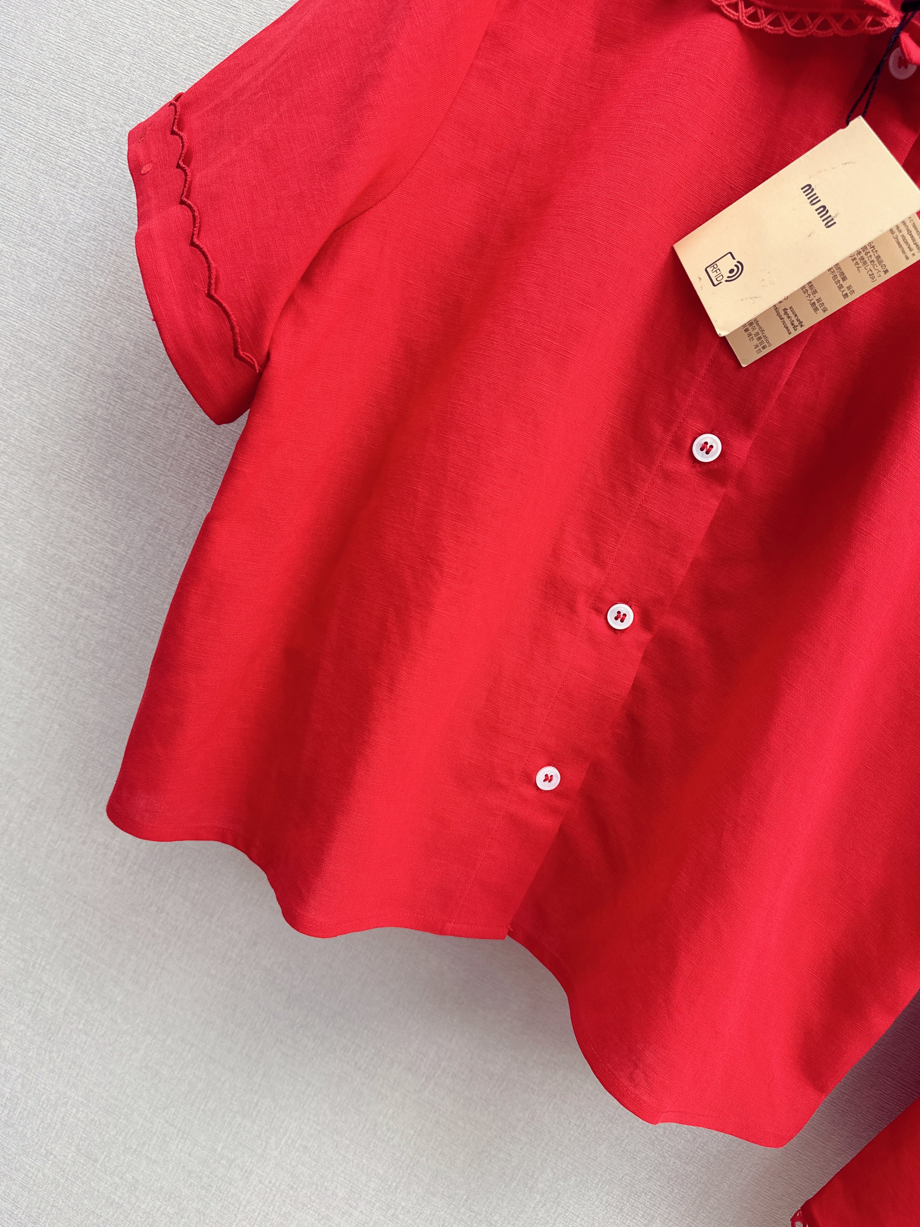 Miu 26ss shirts+skirts outfit sets