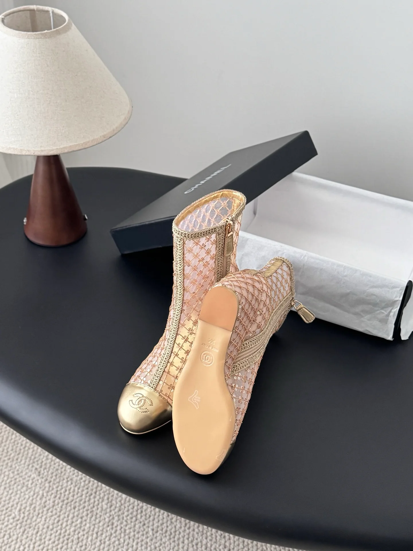 Chan 26ss wedge boots