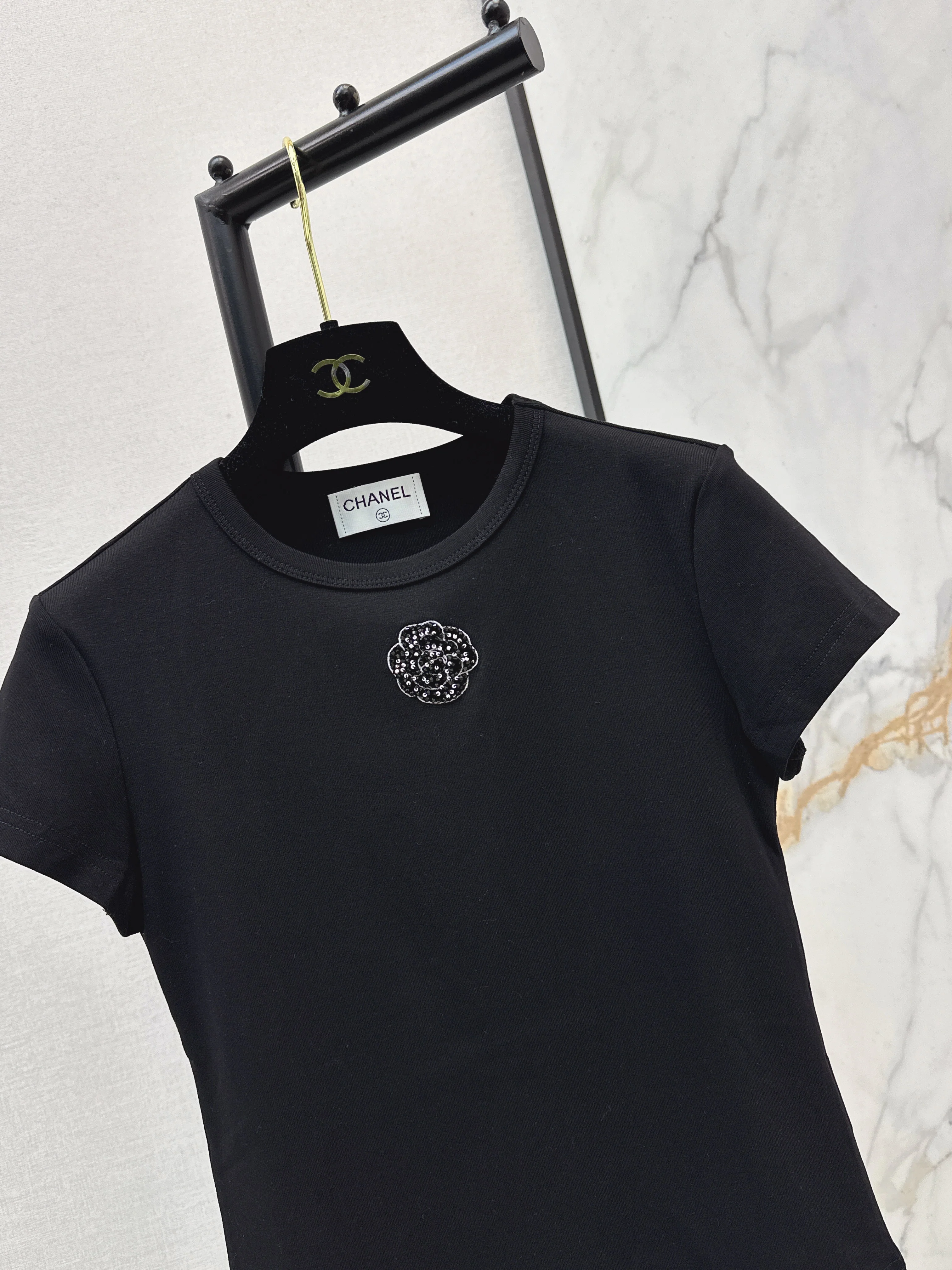 Chan 26ss beading t-shirts