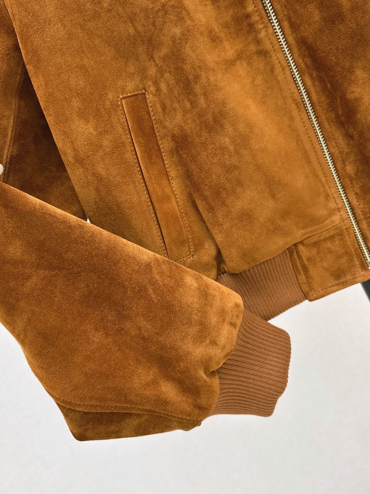 Miu 26ss suede sheepskin jacket