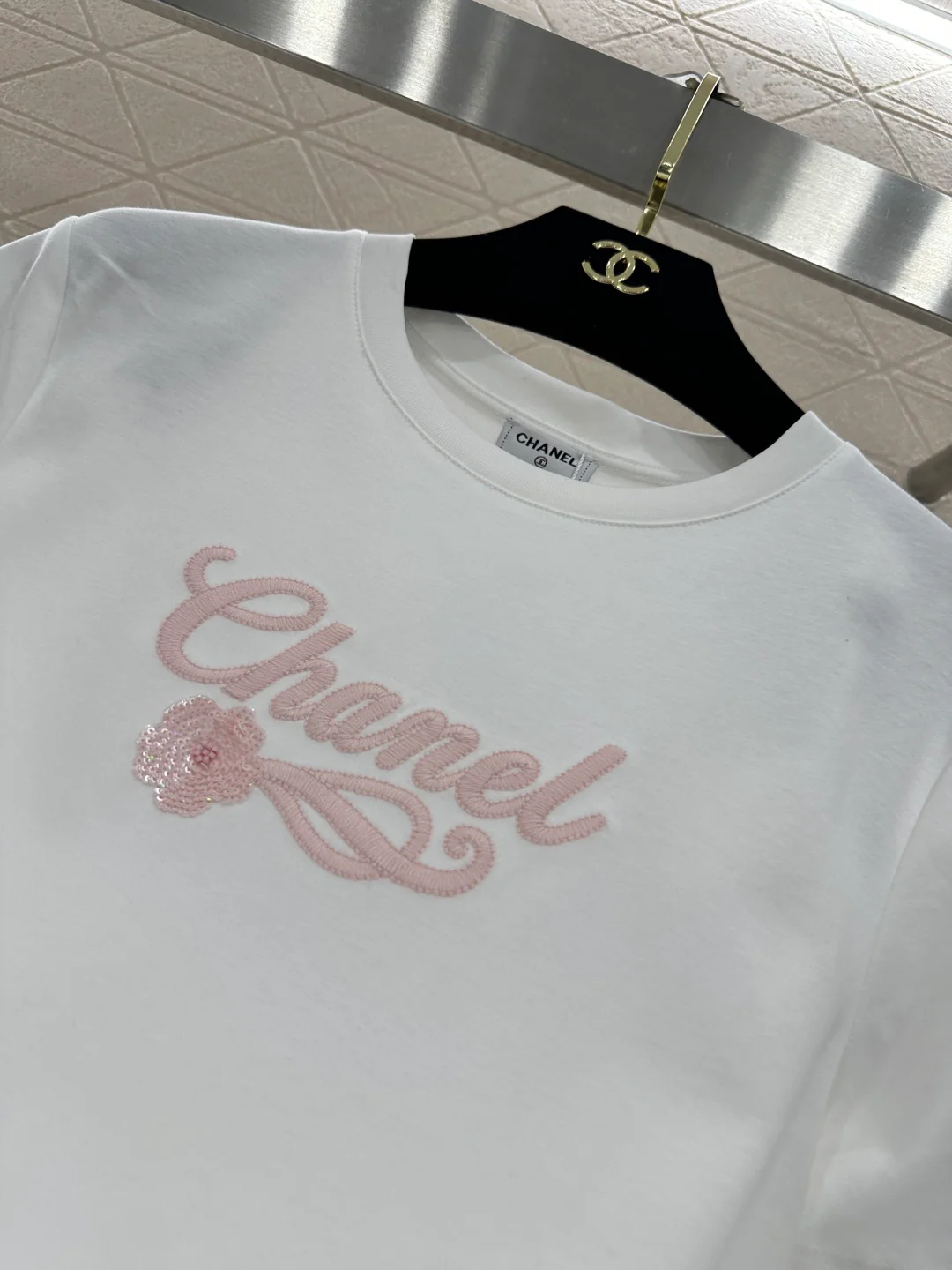 Chan 26ss beading t-shirts