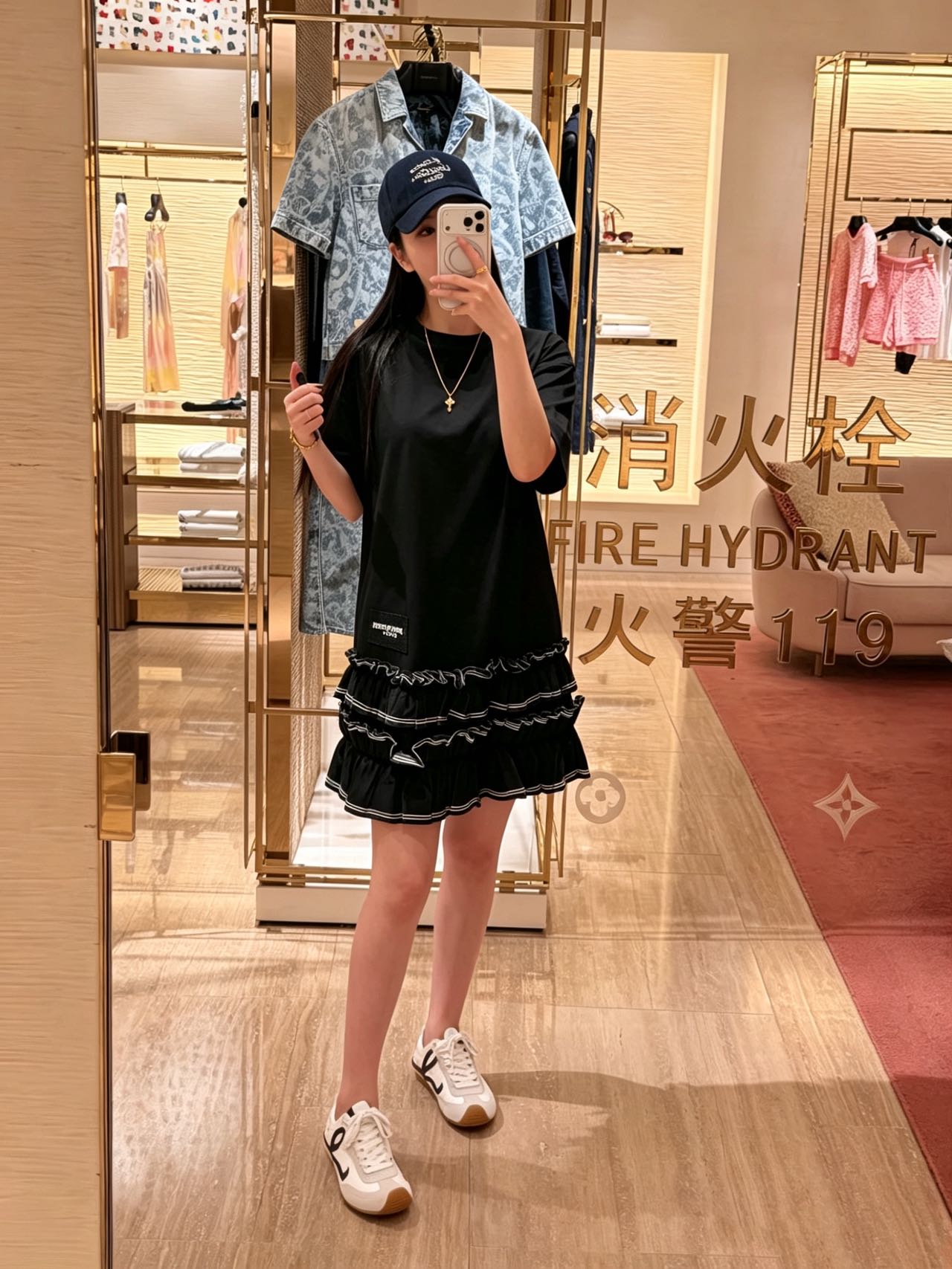 Loui 26ss ruffle dress