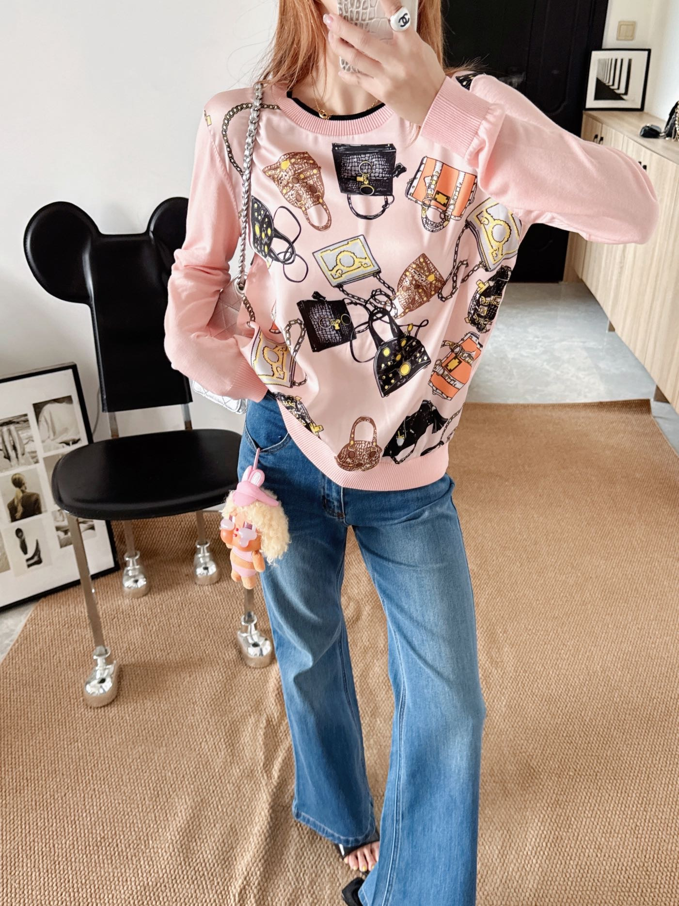 Her 26ss print knitwear