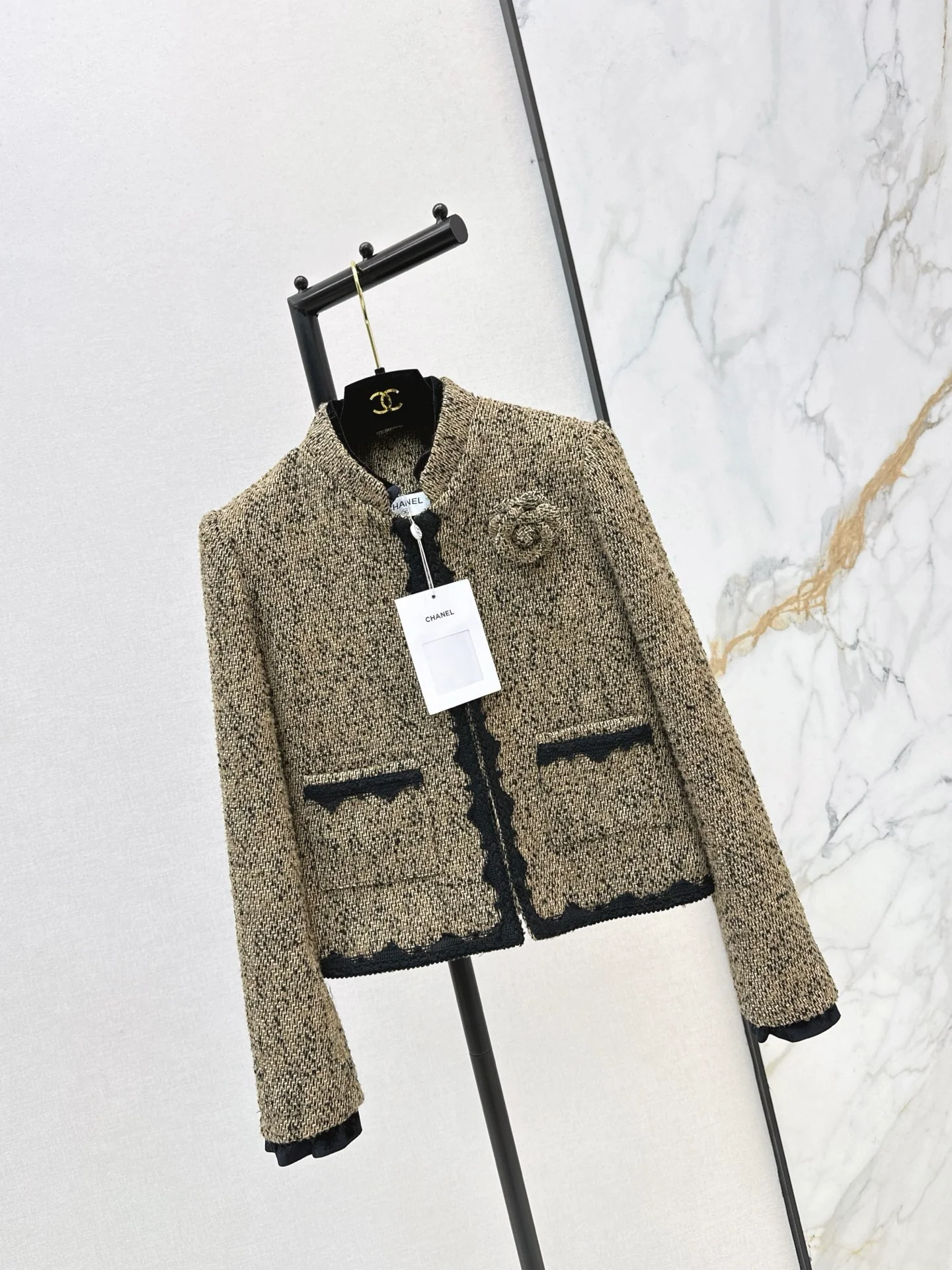 Chan 26ss woven tweed jacket