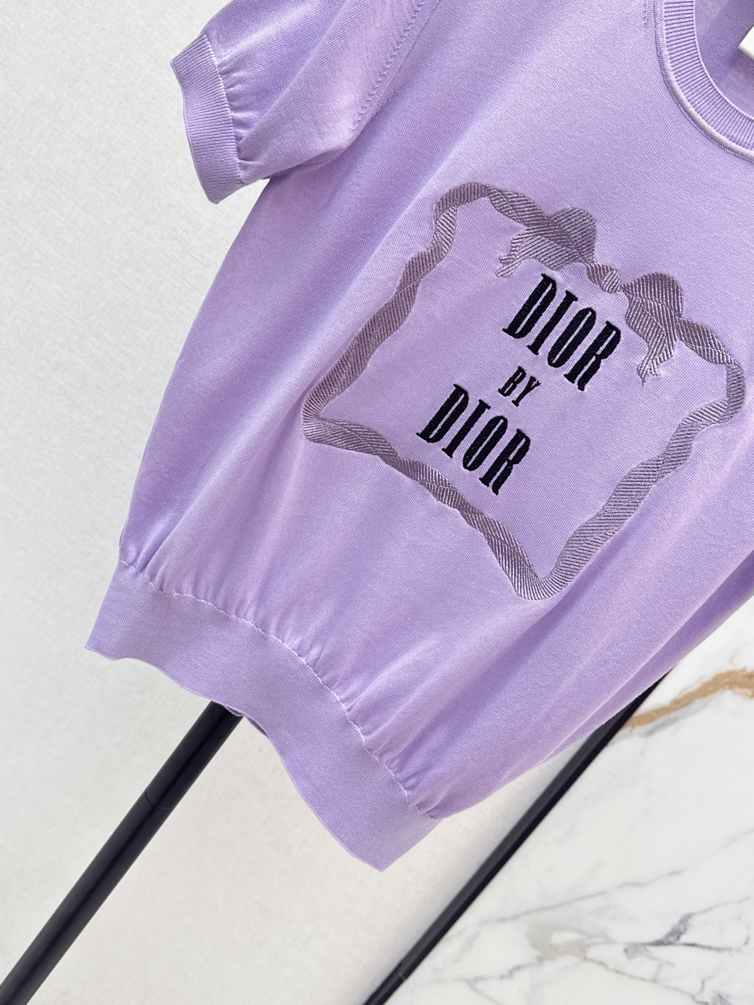 CD 26ss embroidery knit top