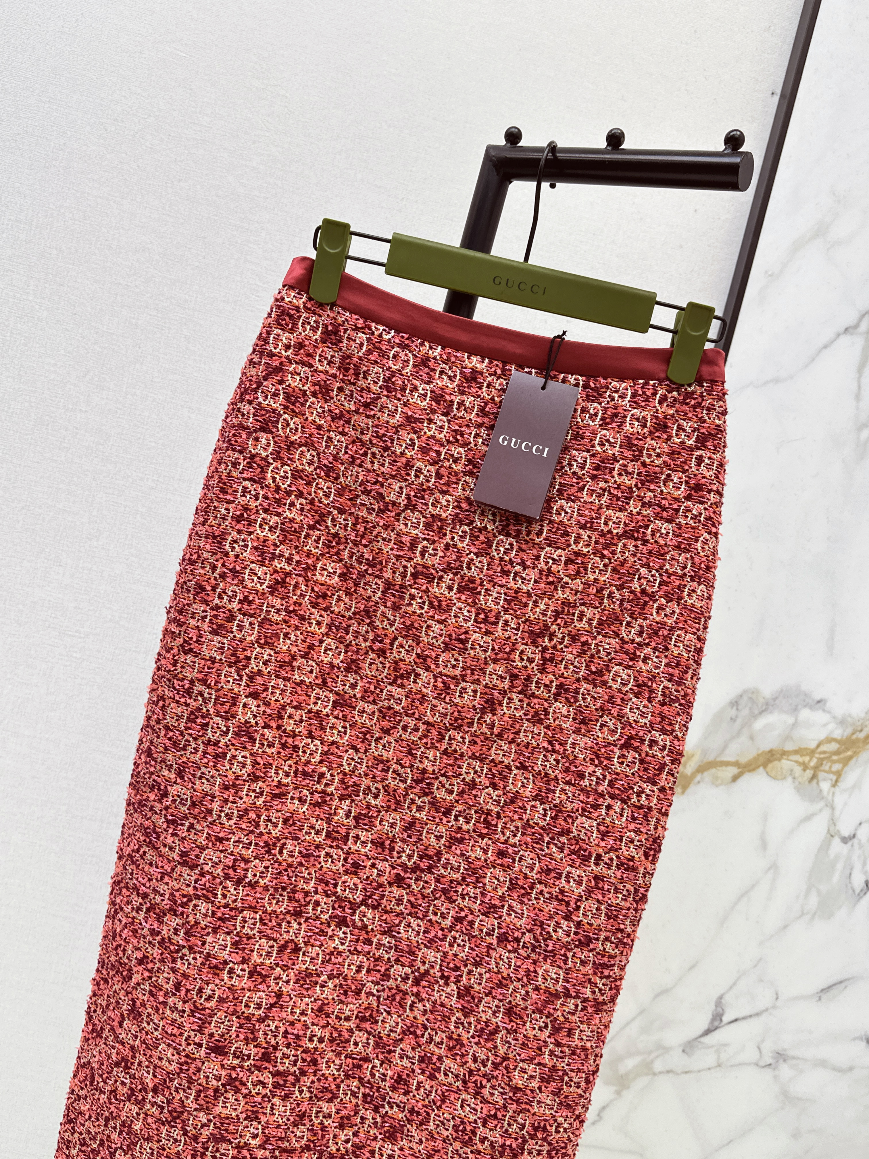 Guc 26ss jacquard skirt