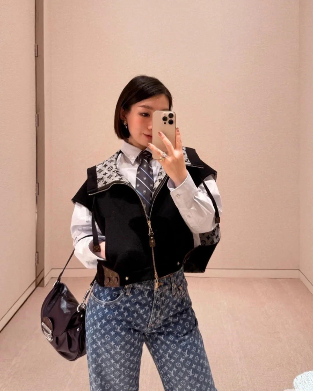 Loui 25fw jacquard vest