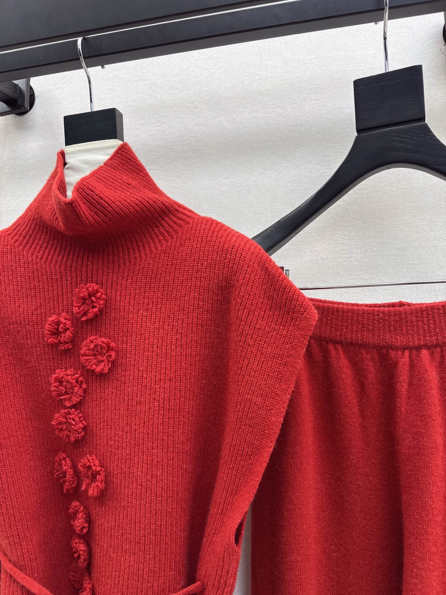 Chan 25fw sleeveless sweater pants set