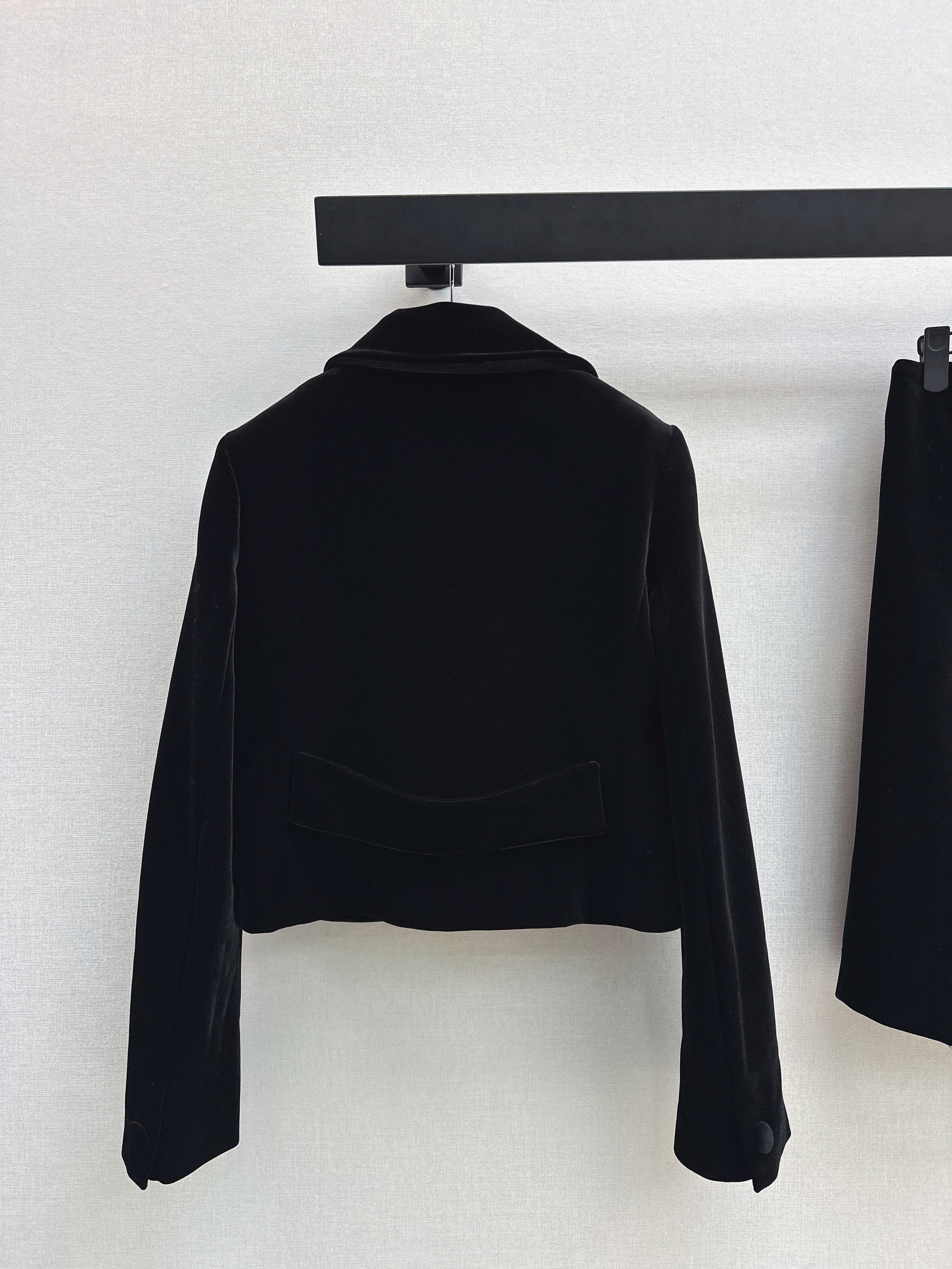 Prad 26ss velvet jacket