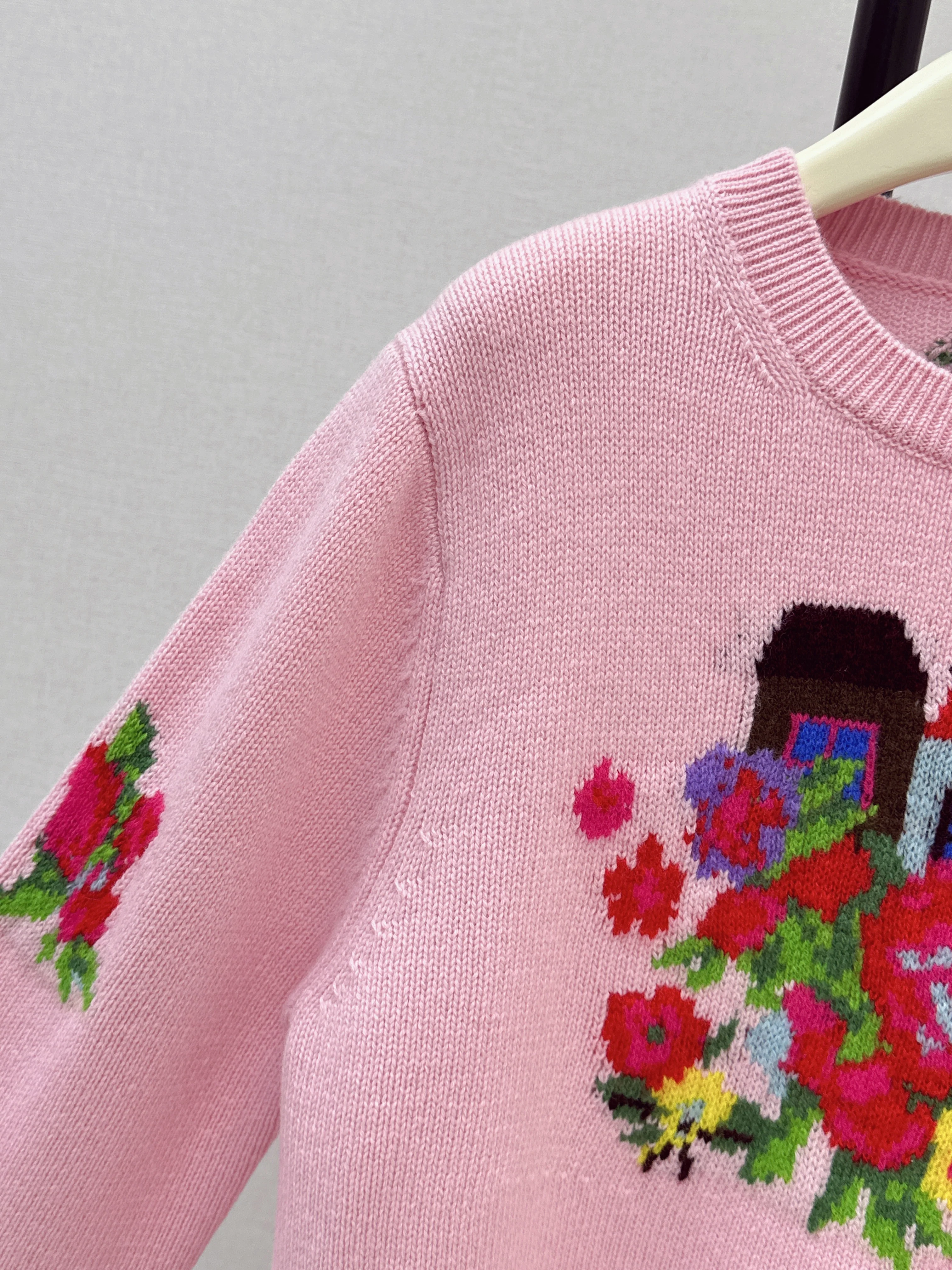 Erdo 26ss intarsia cashmere