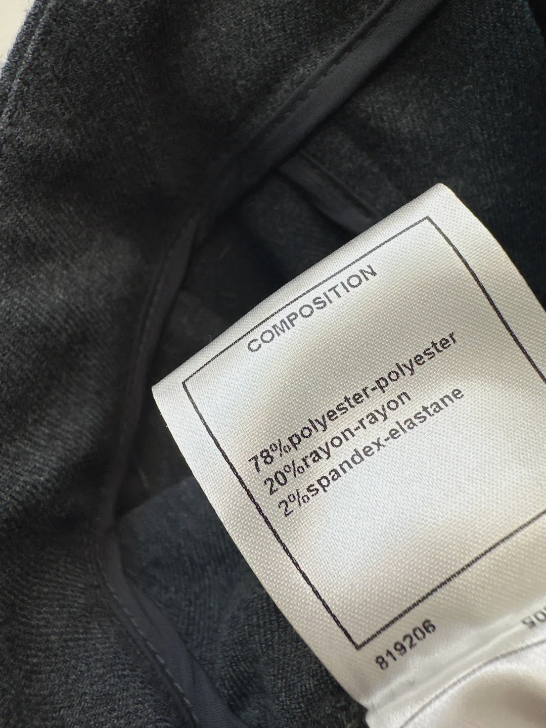 Chan 25fw dress pants