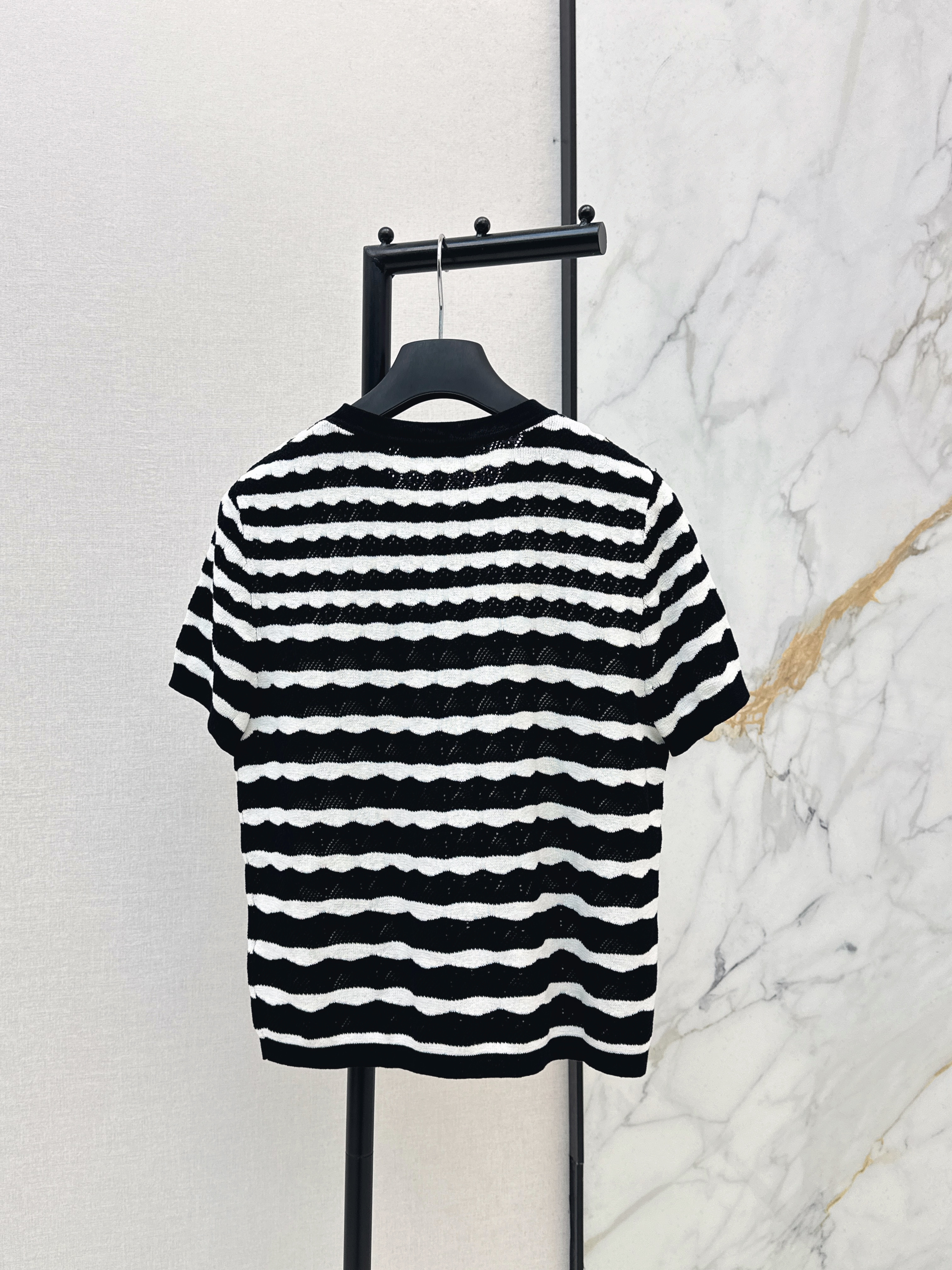 CD 26ss hollow stripe knitwear