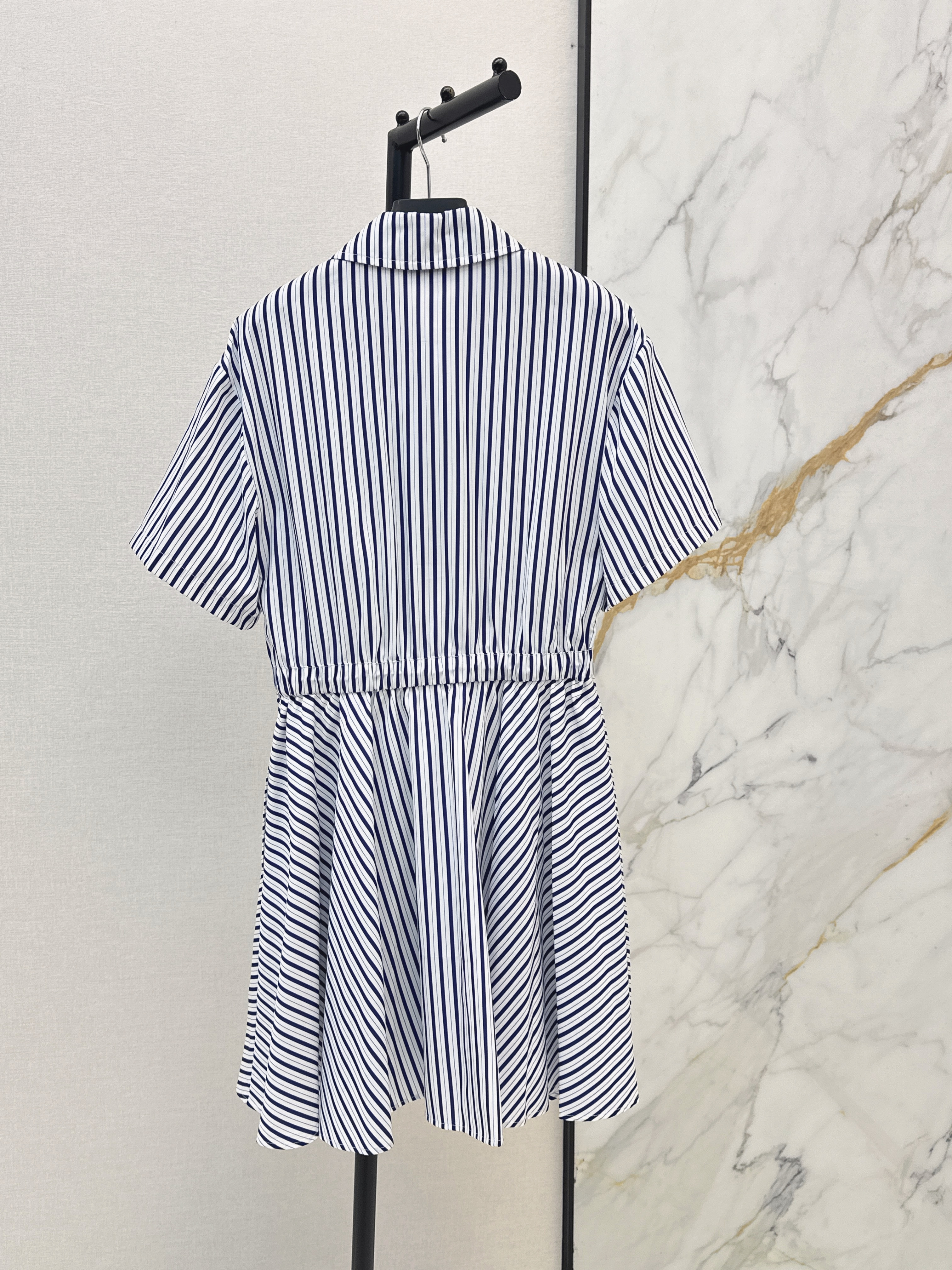 Pra 26ss stripe shirt dress