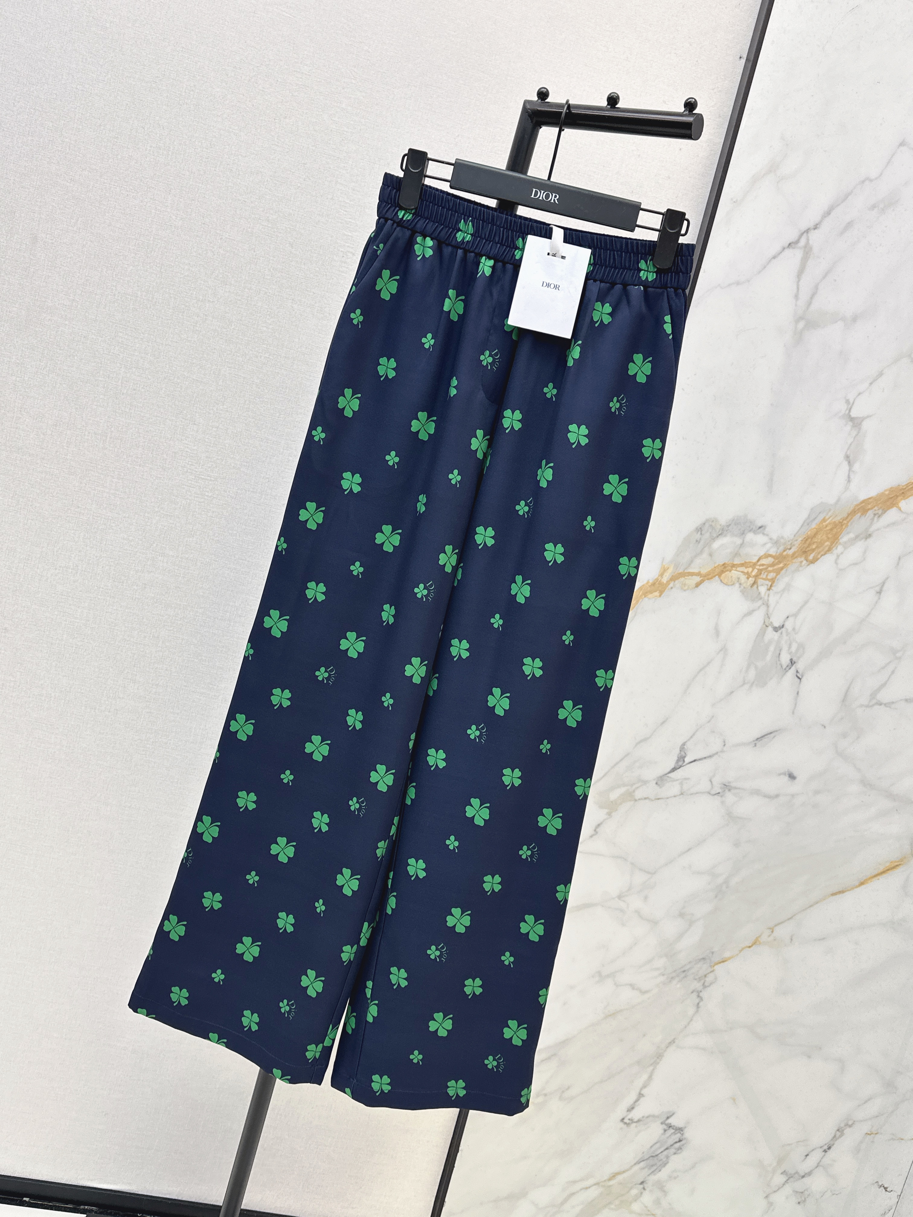 CD 26ss print straight pants