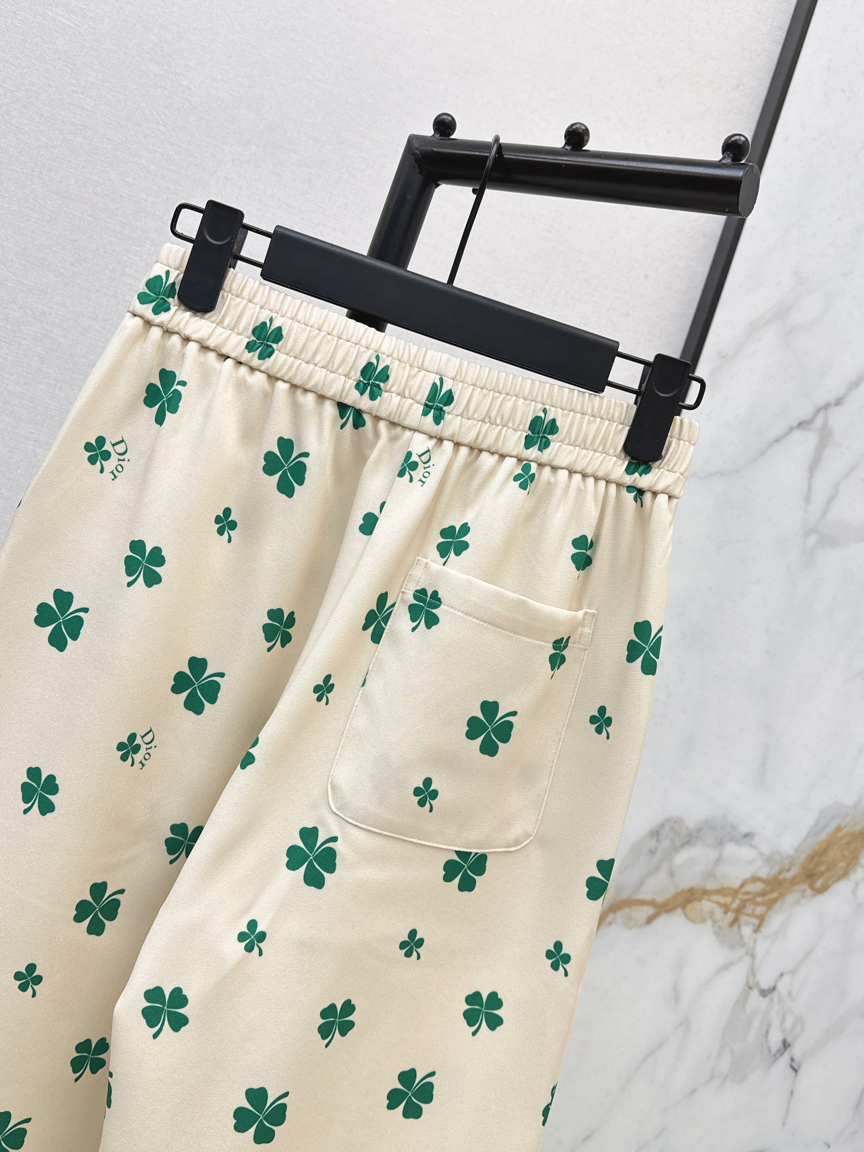 CD 26ss print straight pants