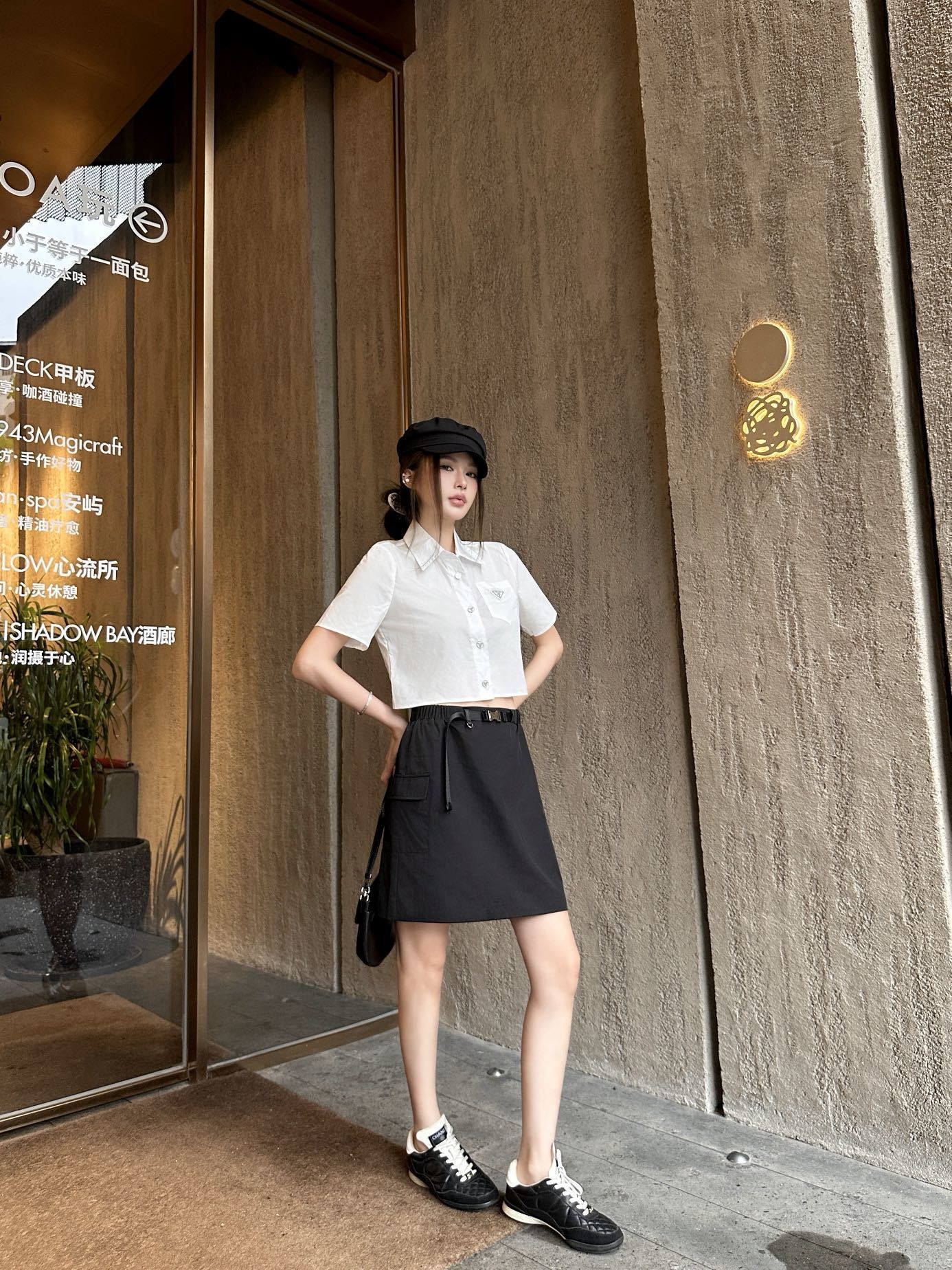 Pra 26ss shirt skirt set