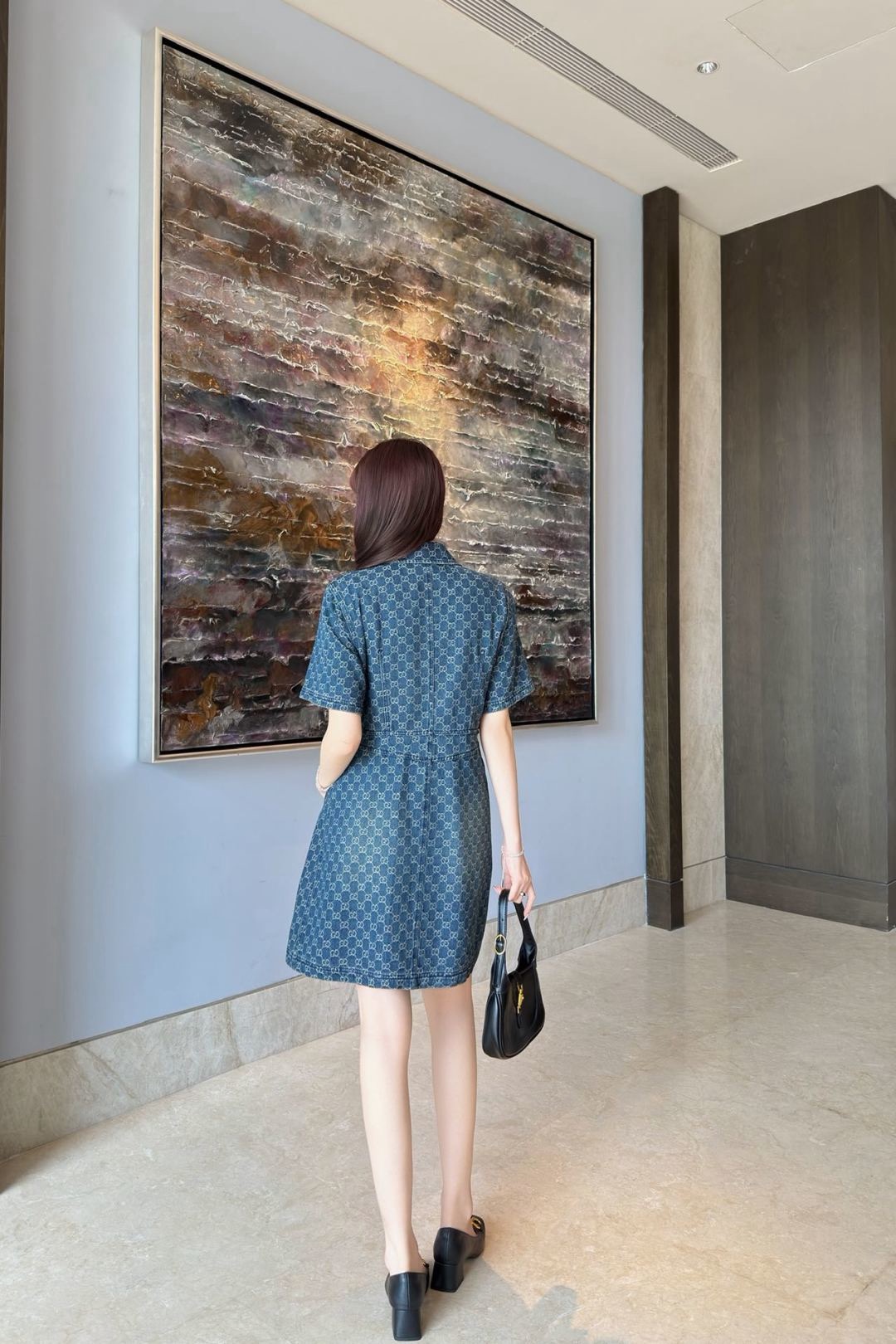 Guc 26ss denim dress