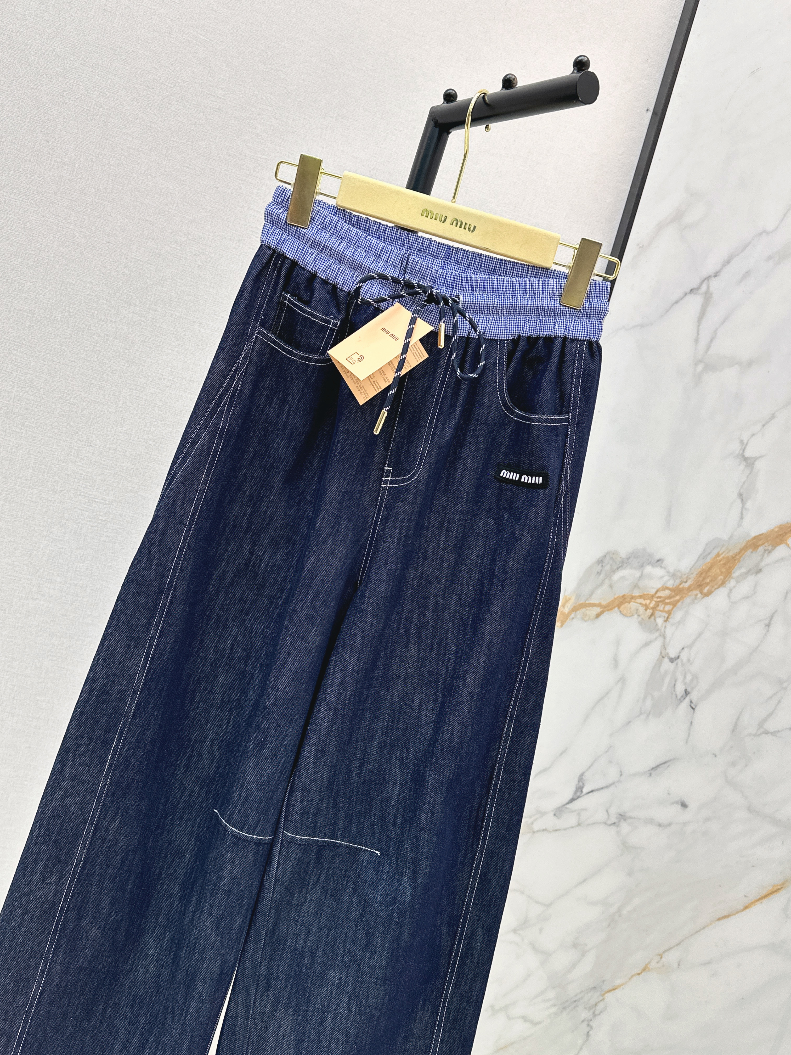 Miu 26ss denim pants