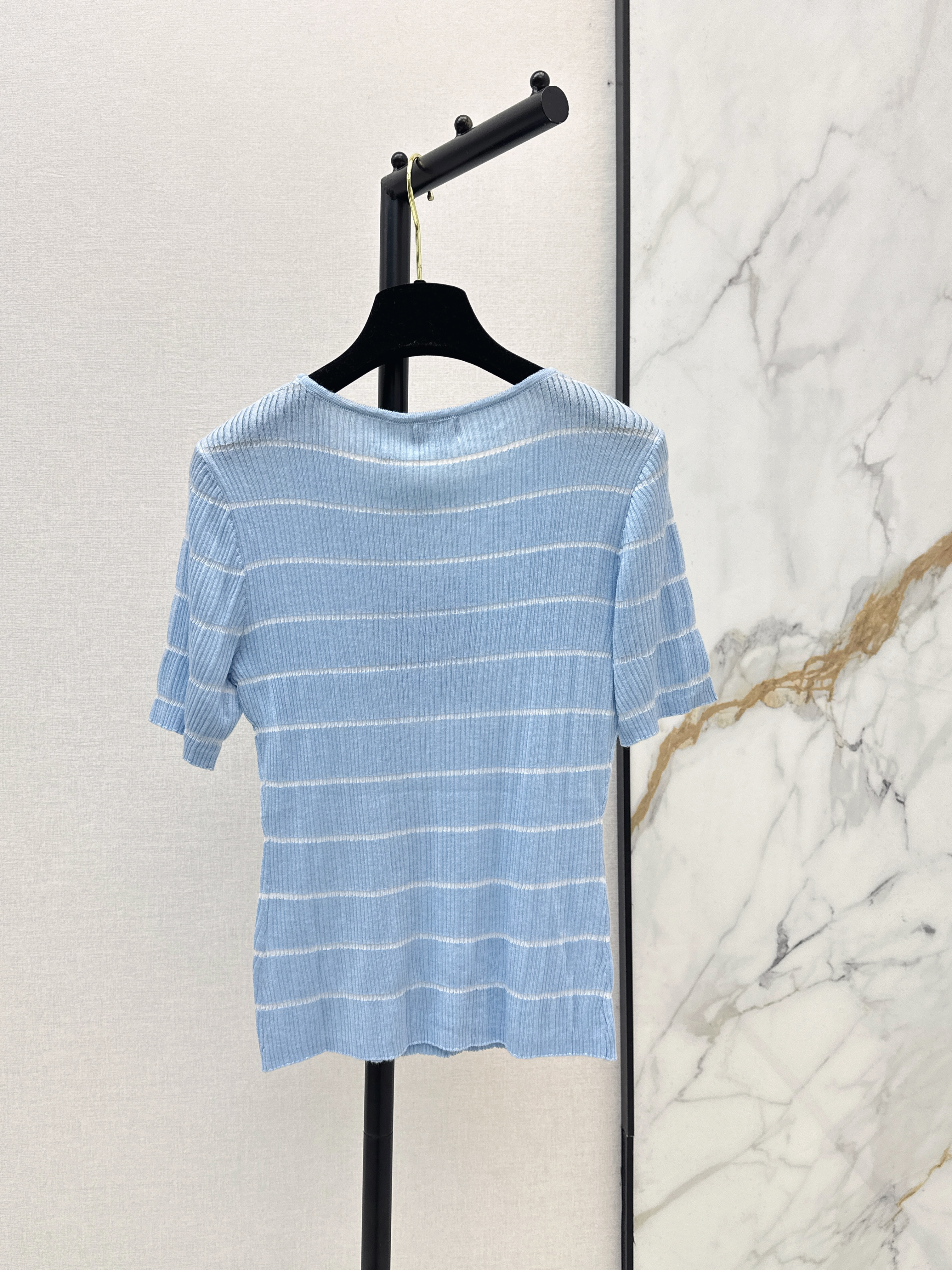 Chan 26ss stripe knitwear