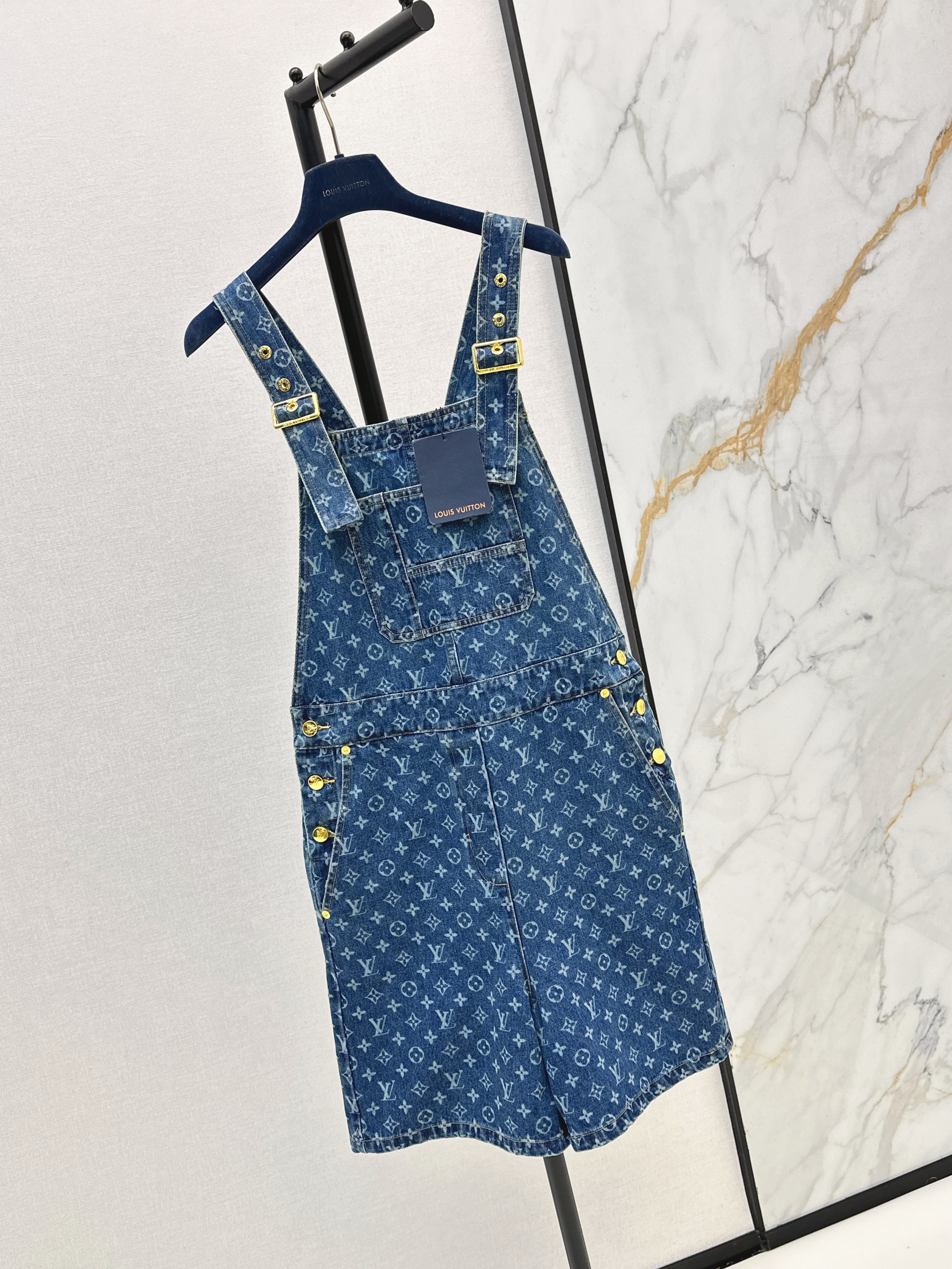 Loui 26ss denim overalls