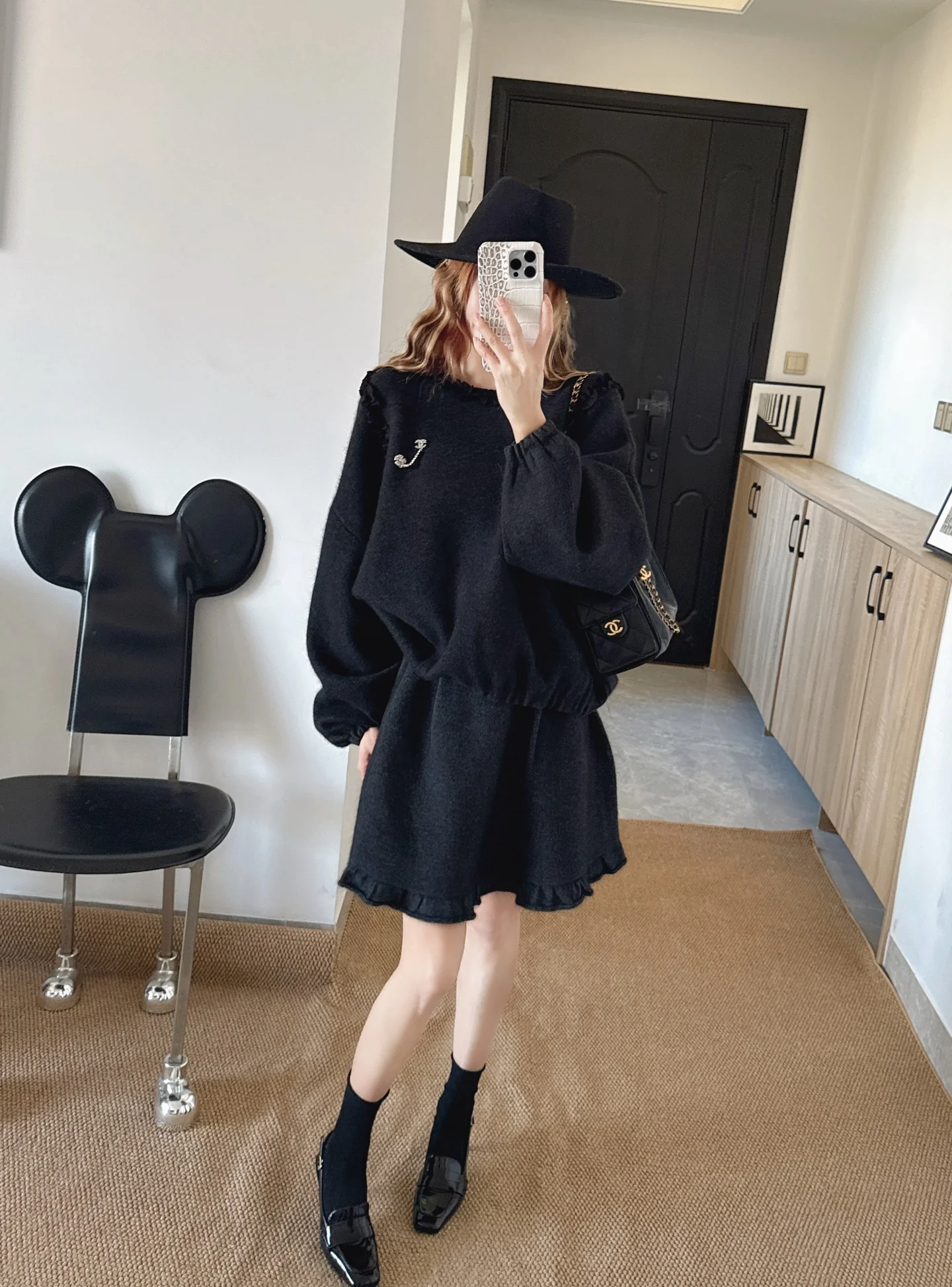 Chan 26ss wool outfit set