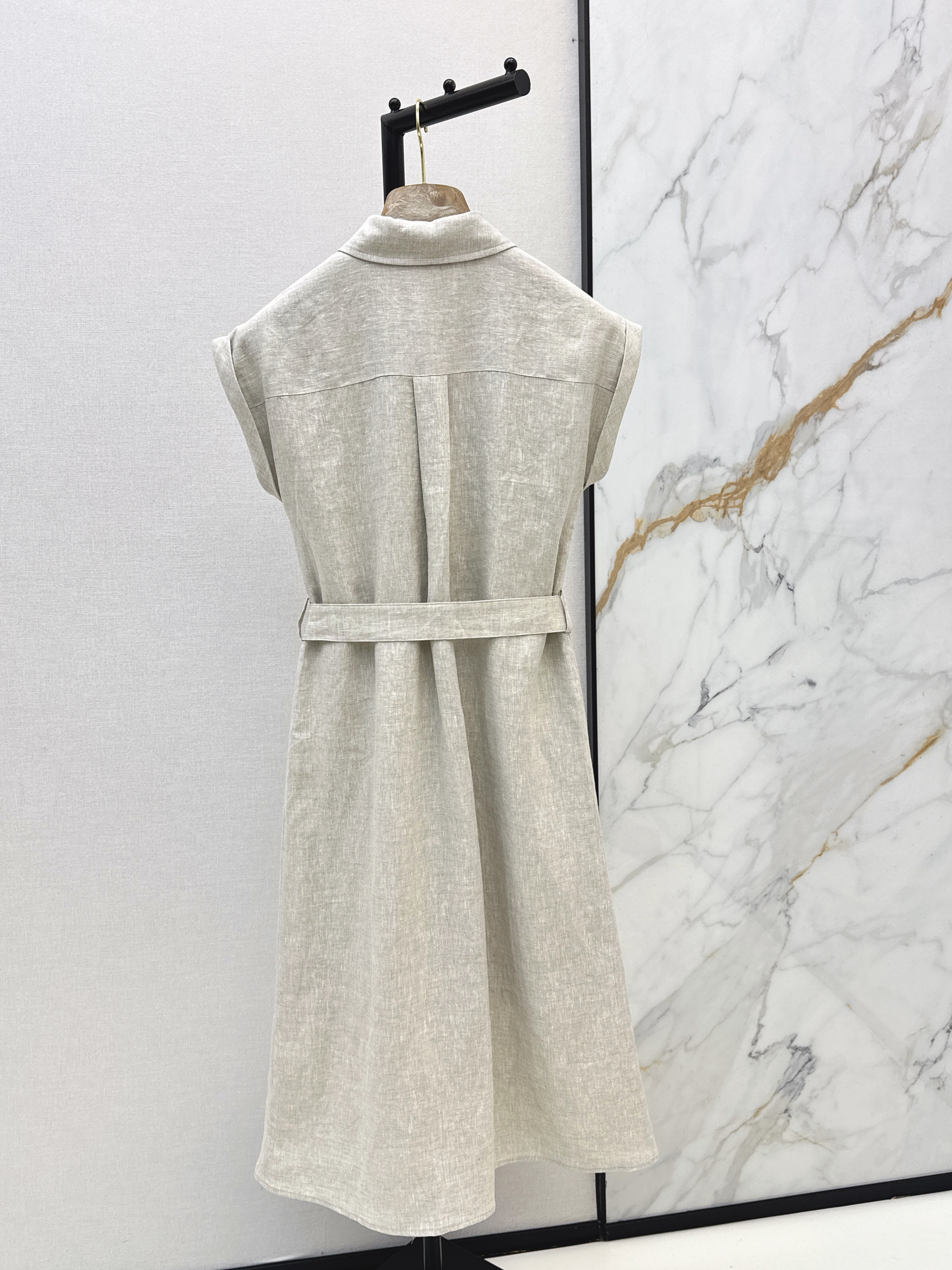 Brun 26ss linen dress