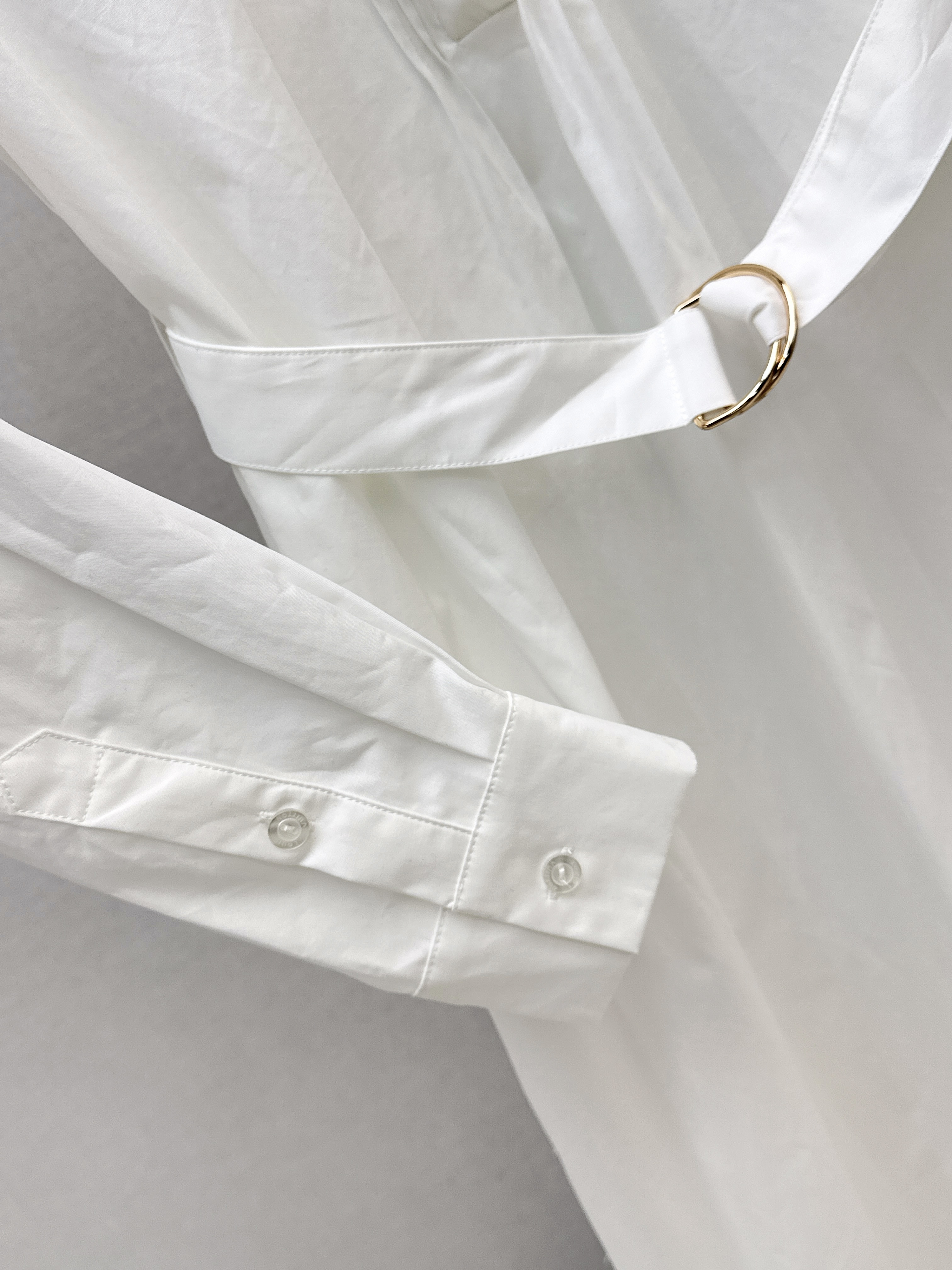 Loui 26ss belted shirt dress