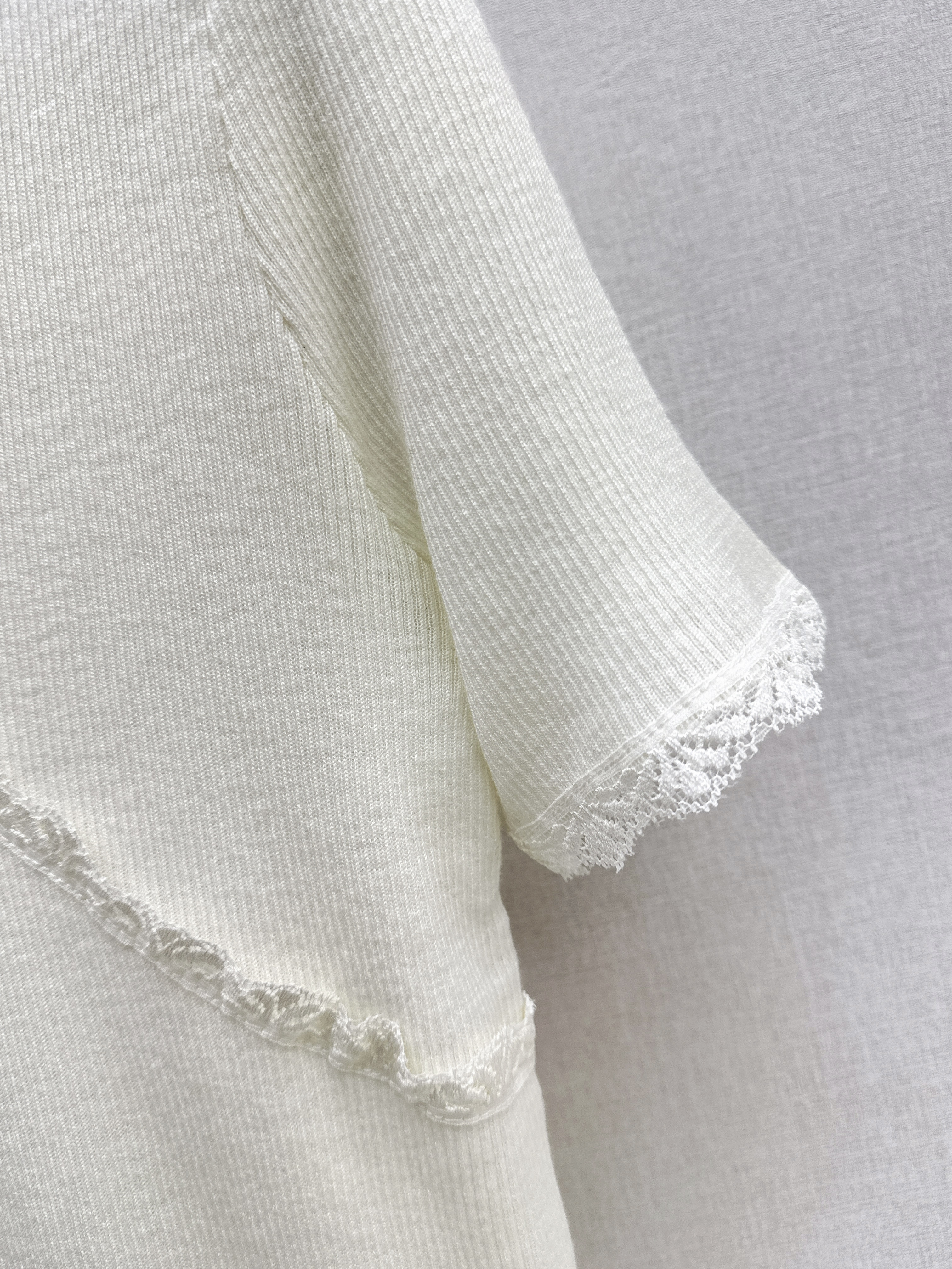 ES 26ss lace contract knitwear