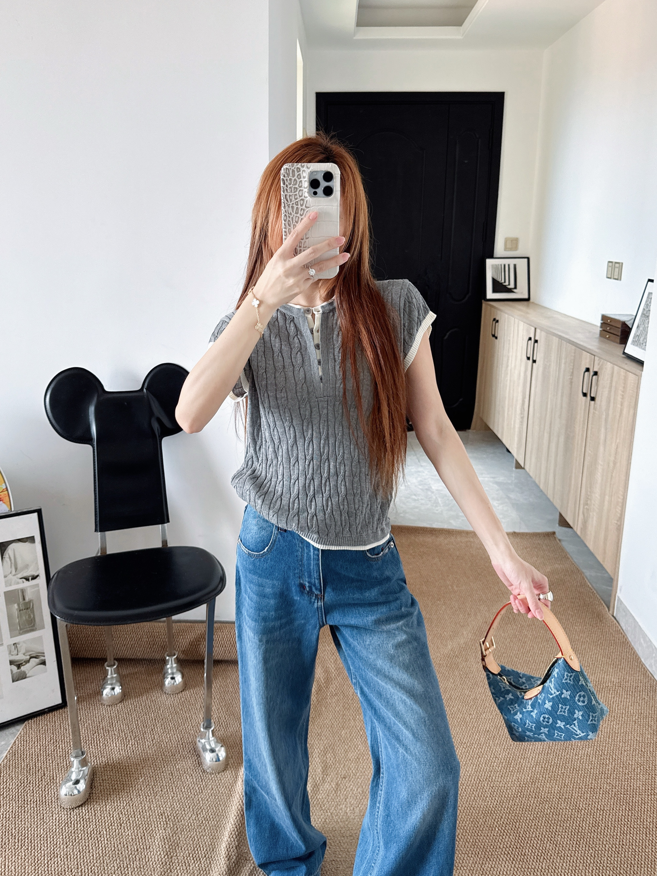 Ralp 26ss sleeveless knitwear