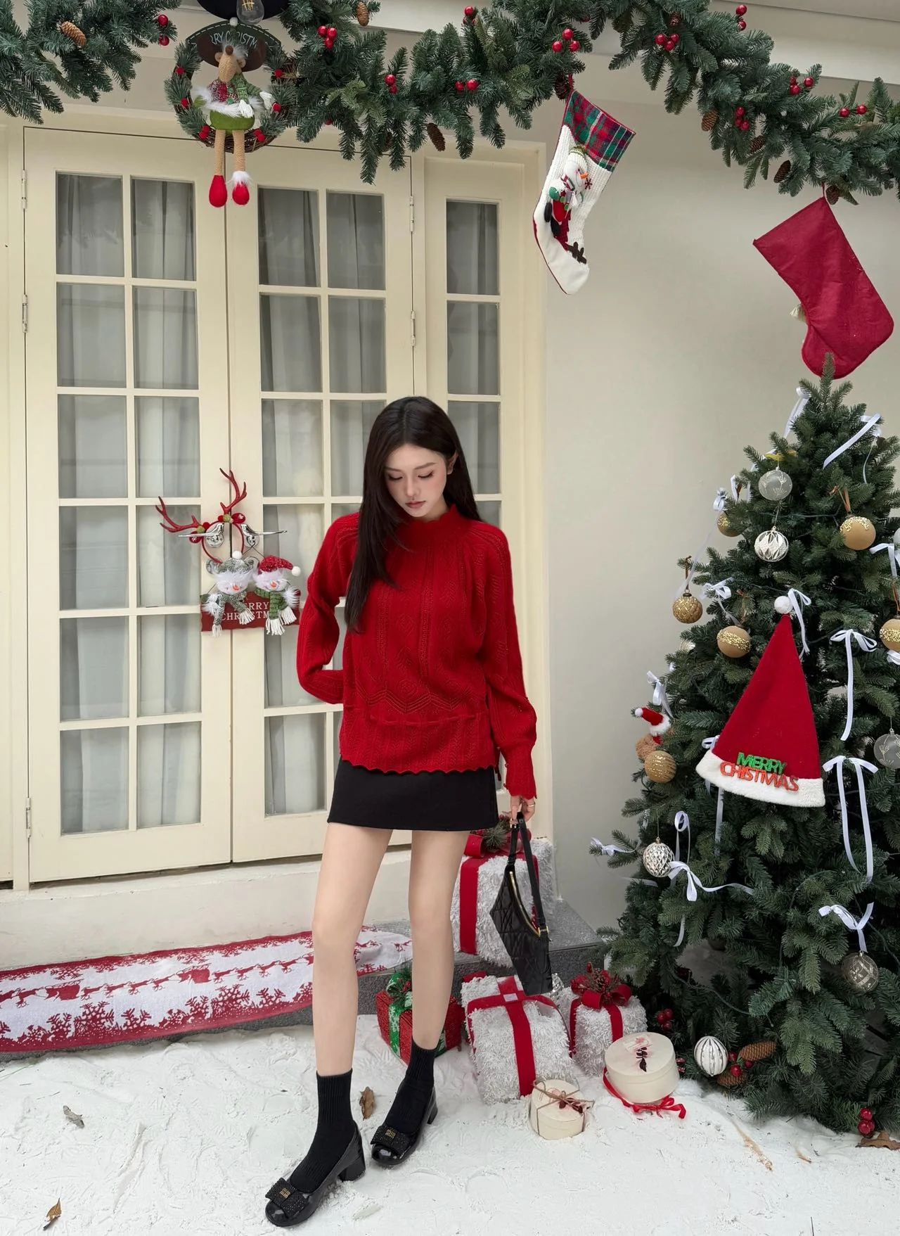 Chan 256ss drawstring sweater