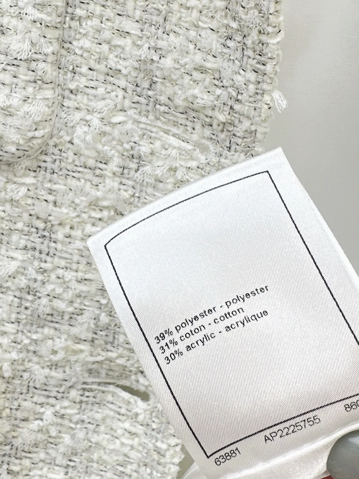 Chan 25fw tweed jacket