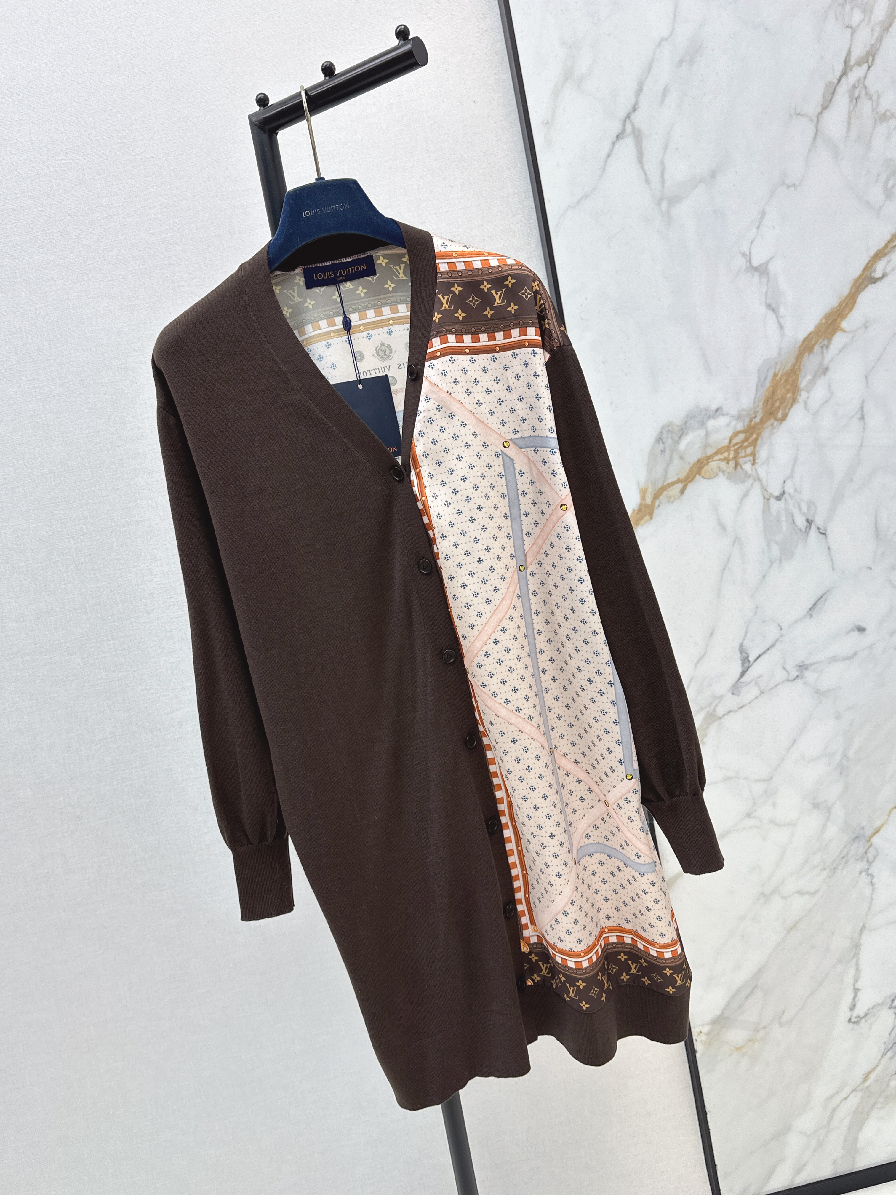 Loui 26ss print contract knitwear