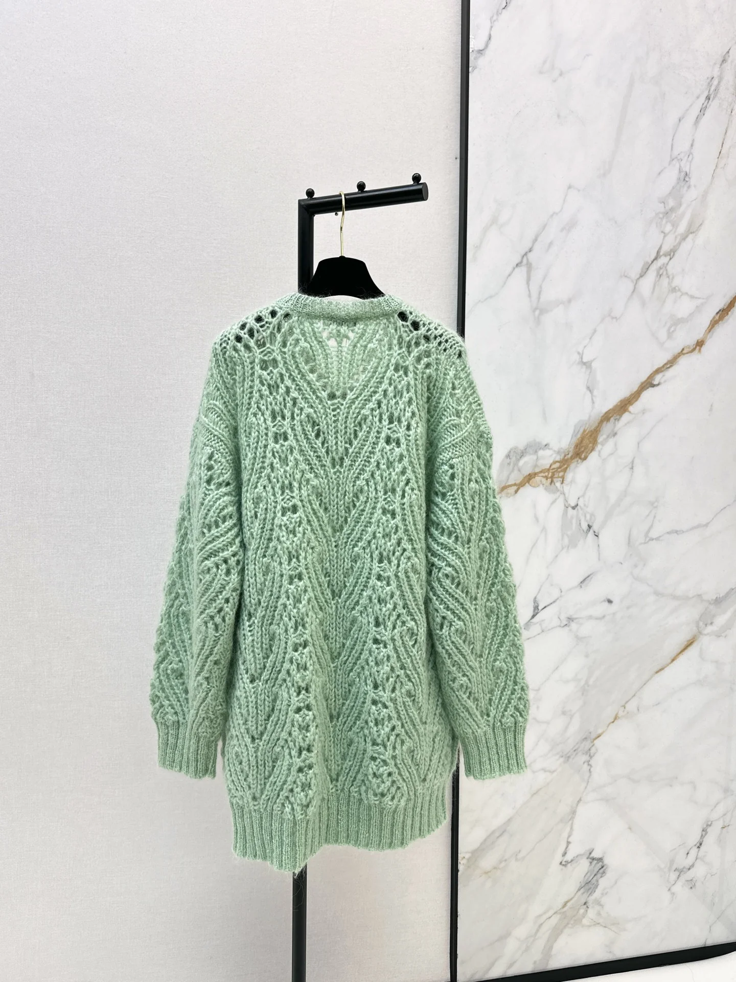 Chan 26ss knit bow dress