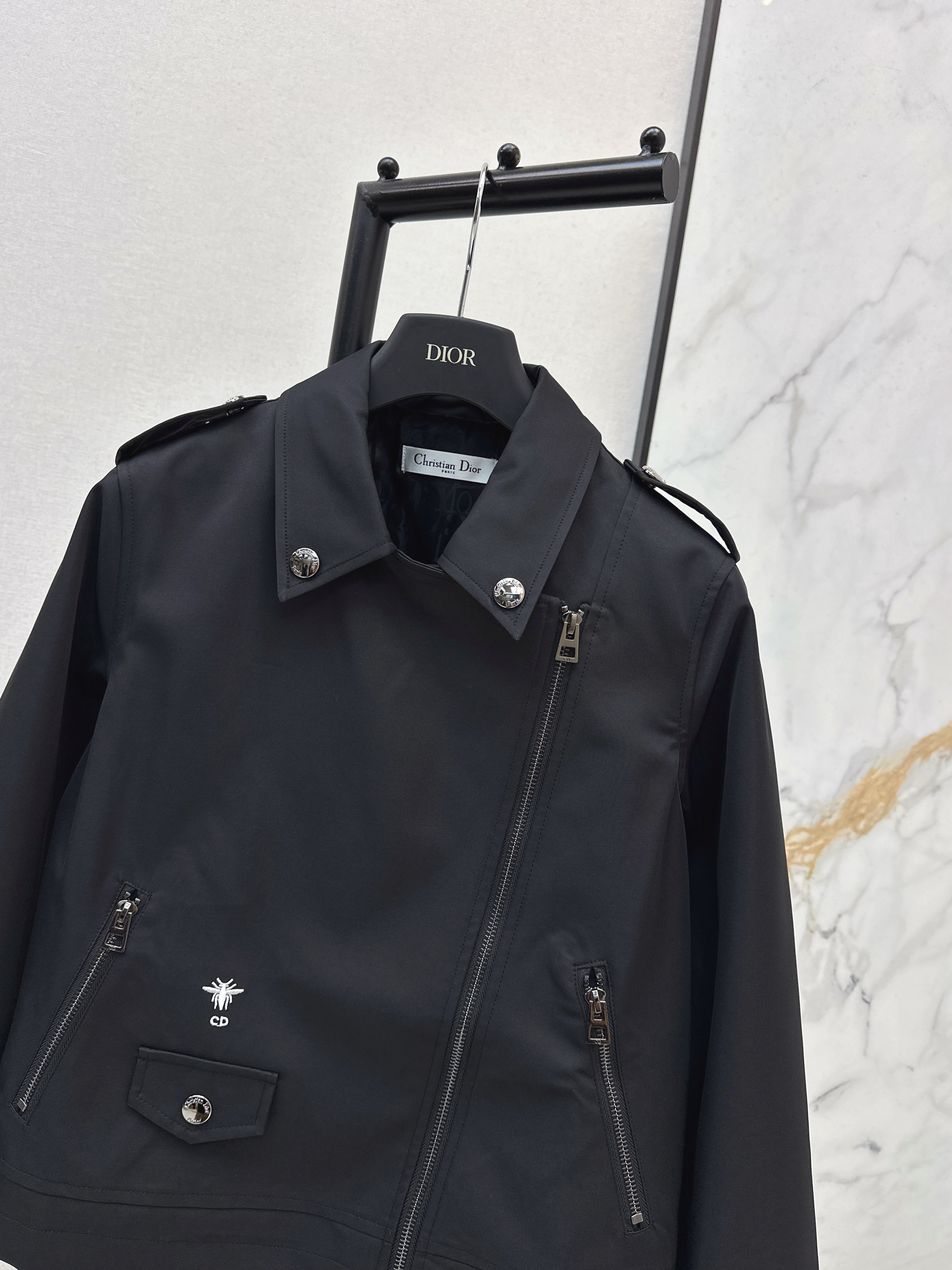 CD 26ss bee embroidery jacket