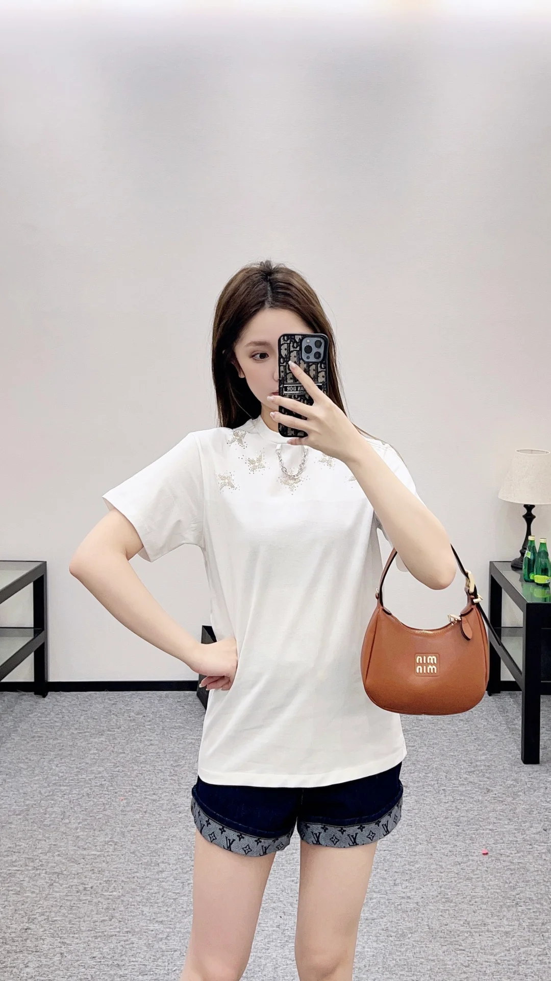 Louis 26ss beading t-shirts